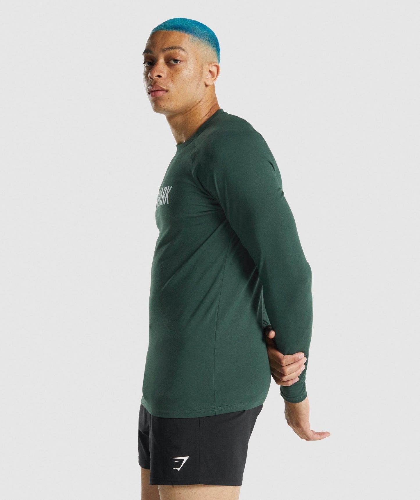 Gymshark Apollo Langarm T -Shirt - dunkelgrün