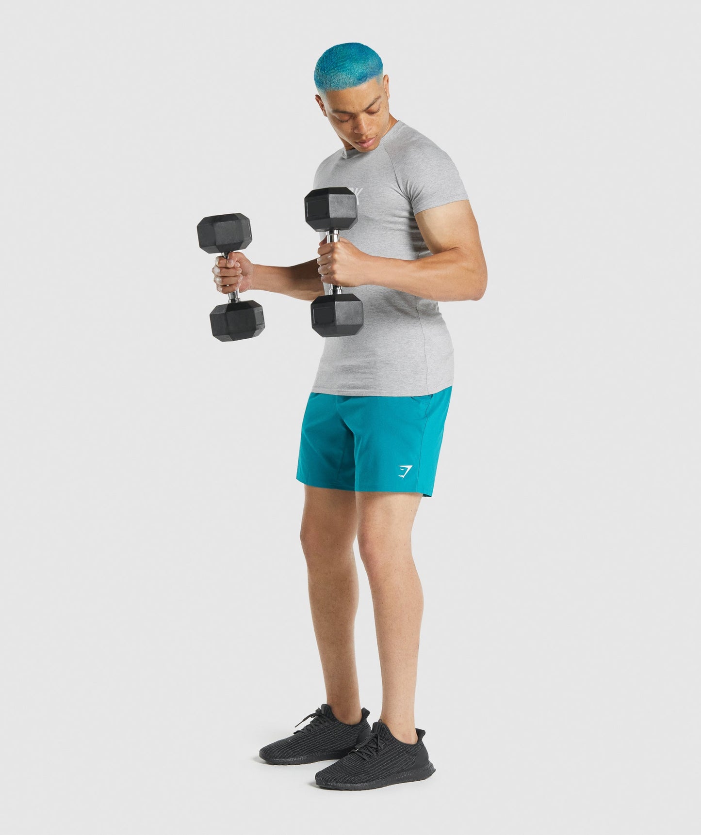 Gymshark Apollo T -Shirt - hellgraue Mergel