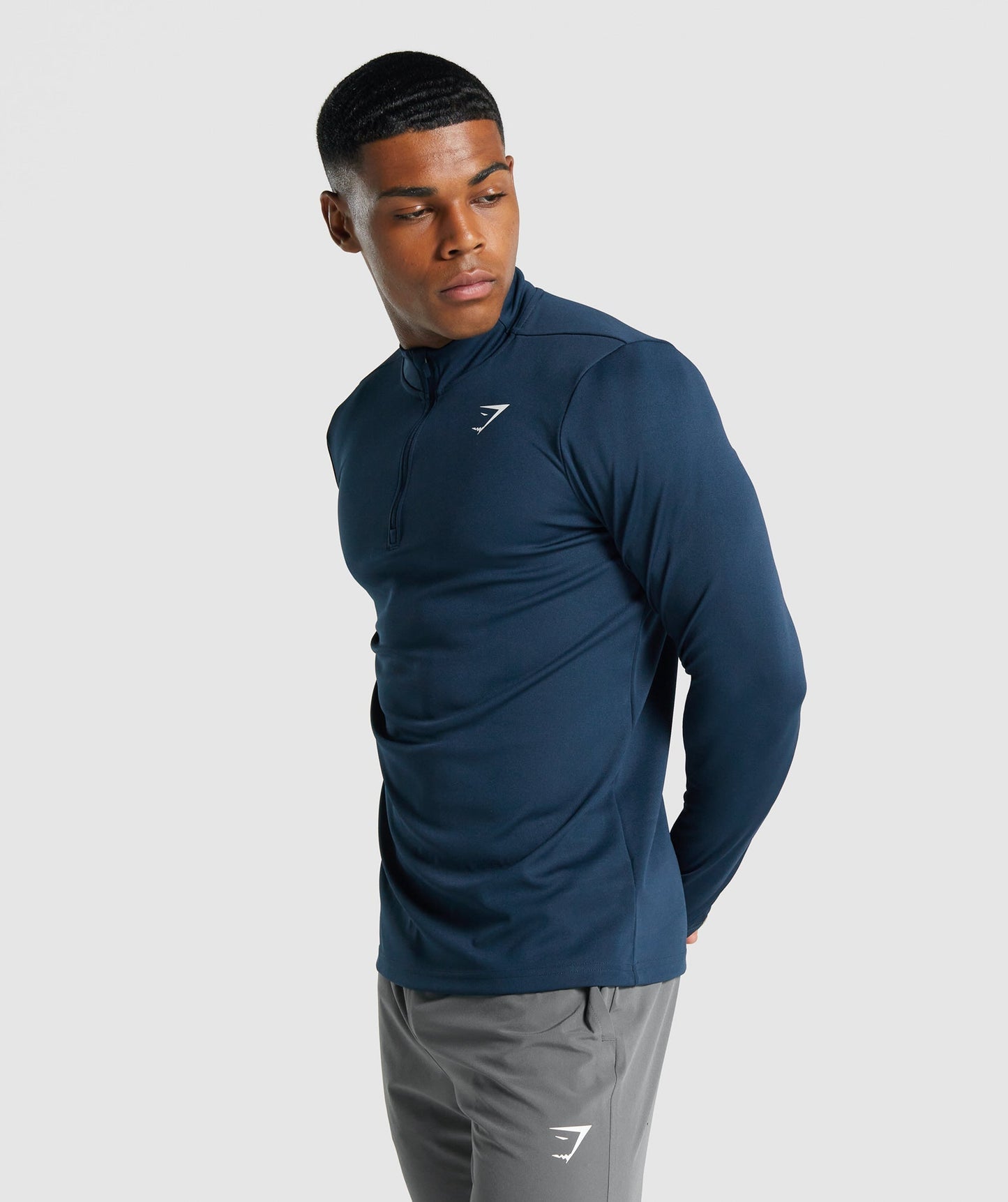 Gymshark Ankunft 1/4 Zip Pullover - Marine