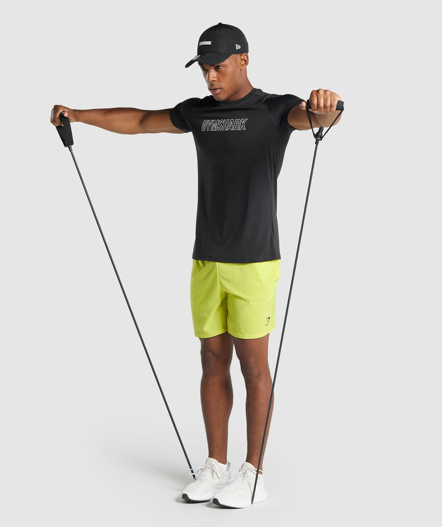 Gymshark Ankunft Grafisches T -Shirt - Schwarz