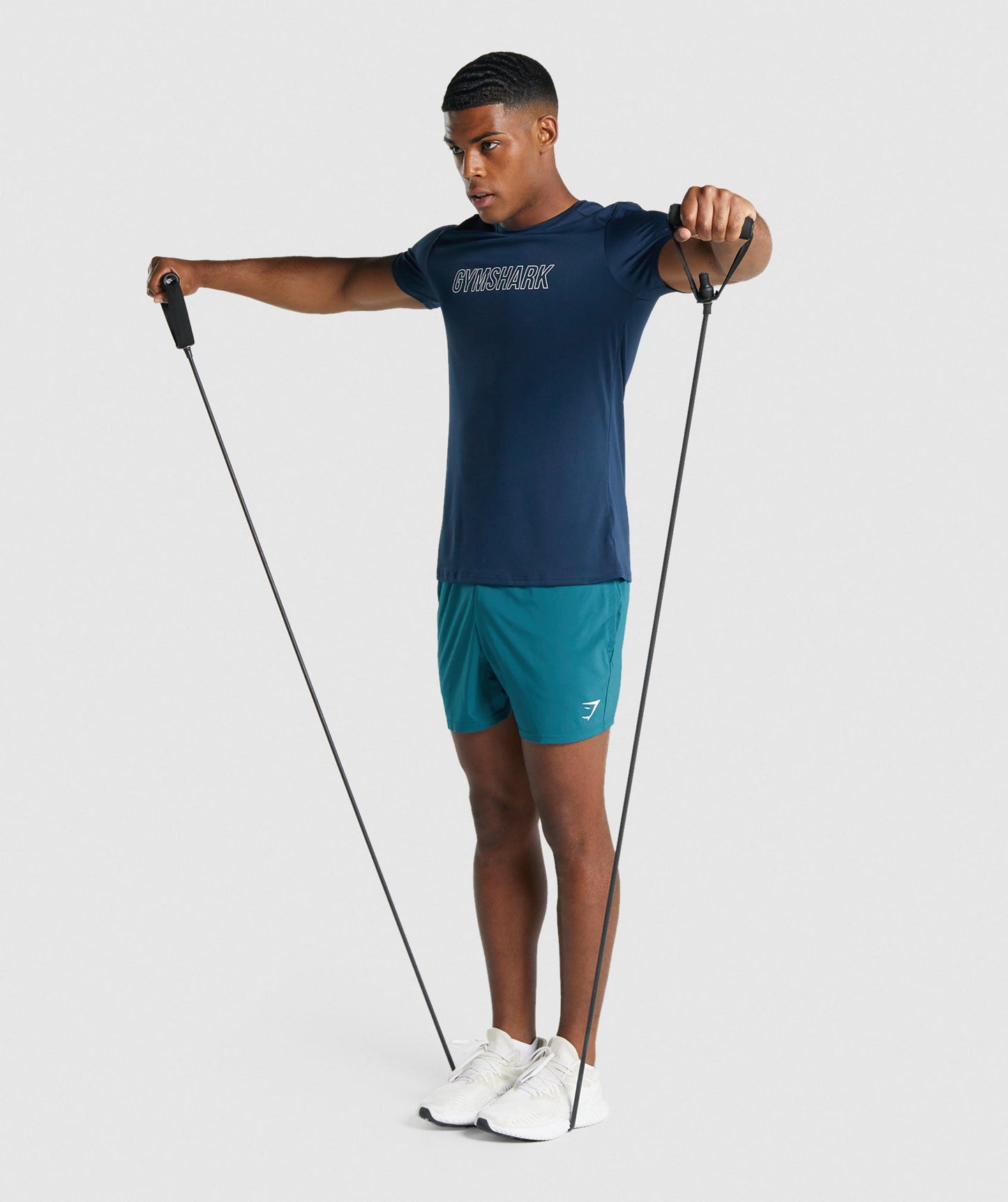 Gymshark Ankunft Grafisches T -Shirt - Marine