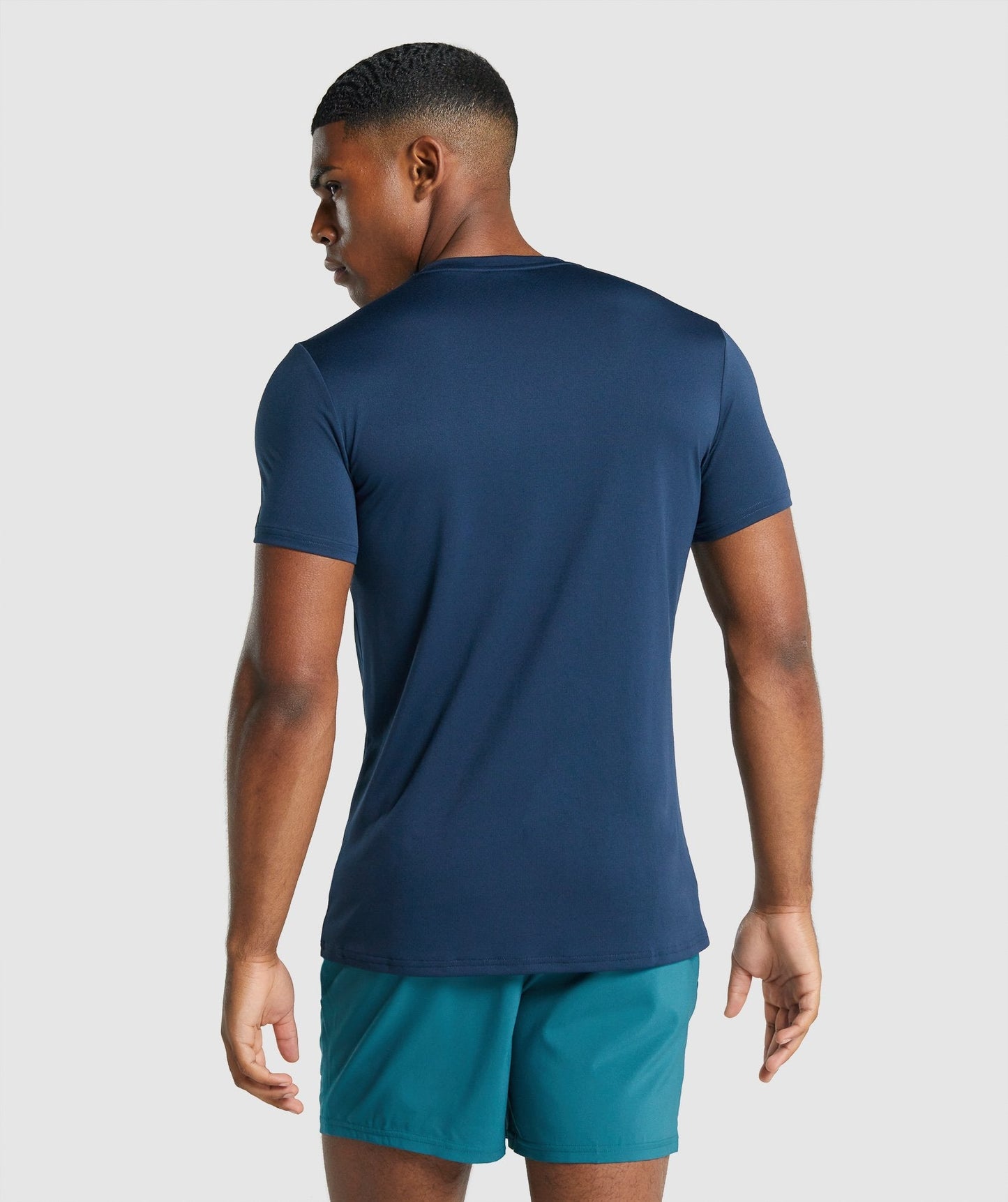 Gymshark Ankunft Grafisches T -Shirt - Marine