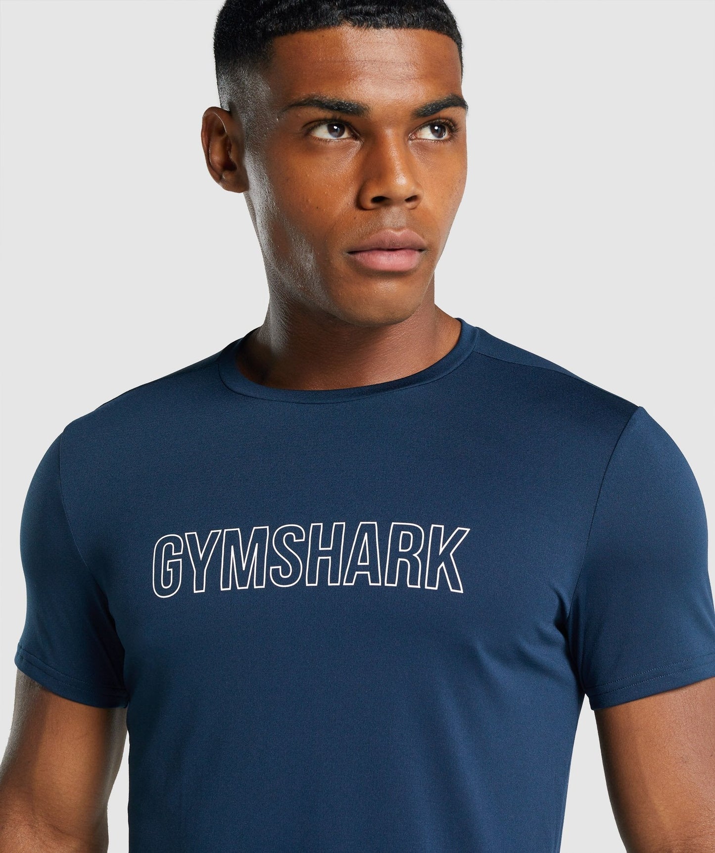 Gymshark Ankunft Grafisches T -Shirt - Marine
