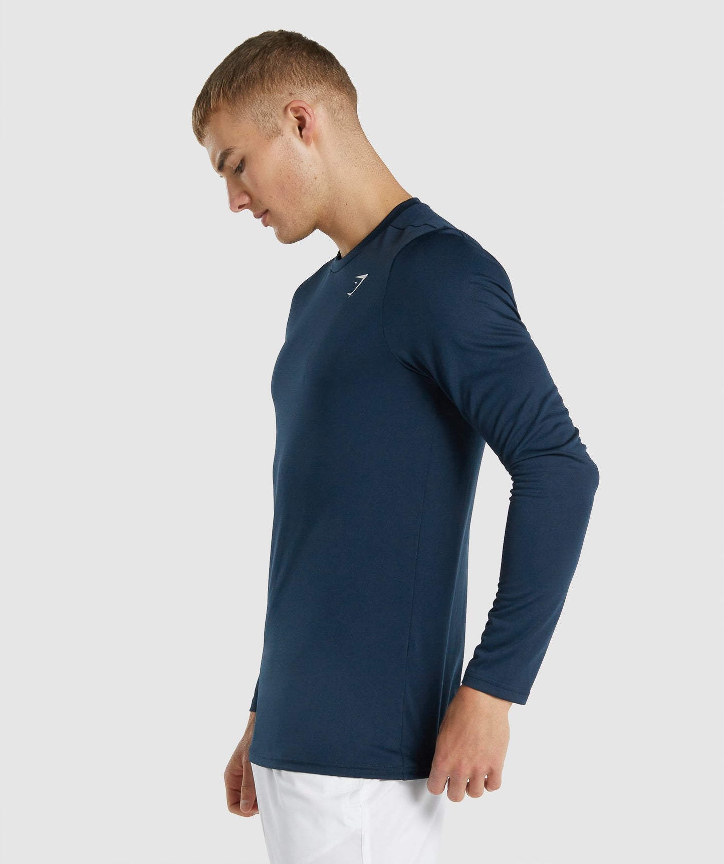 Gymshark Ankunft Langarm T -Shirt - Marine