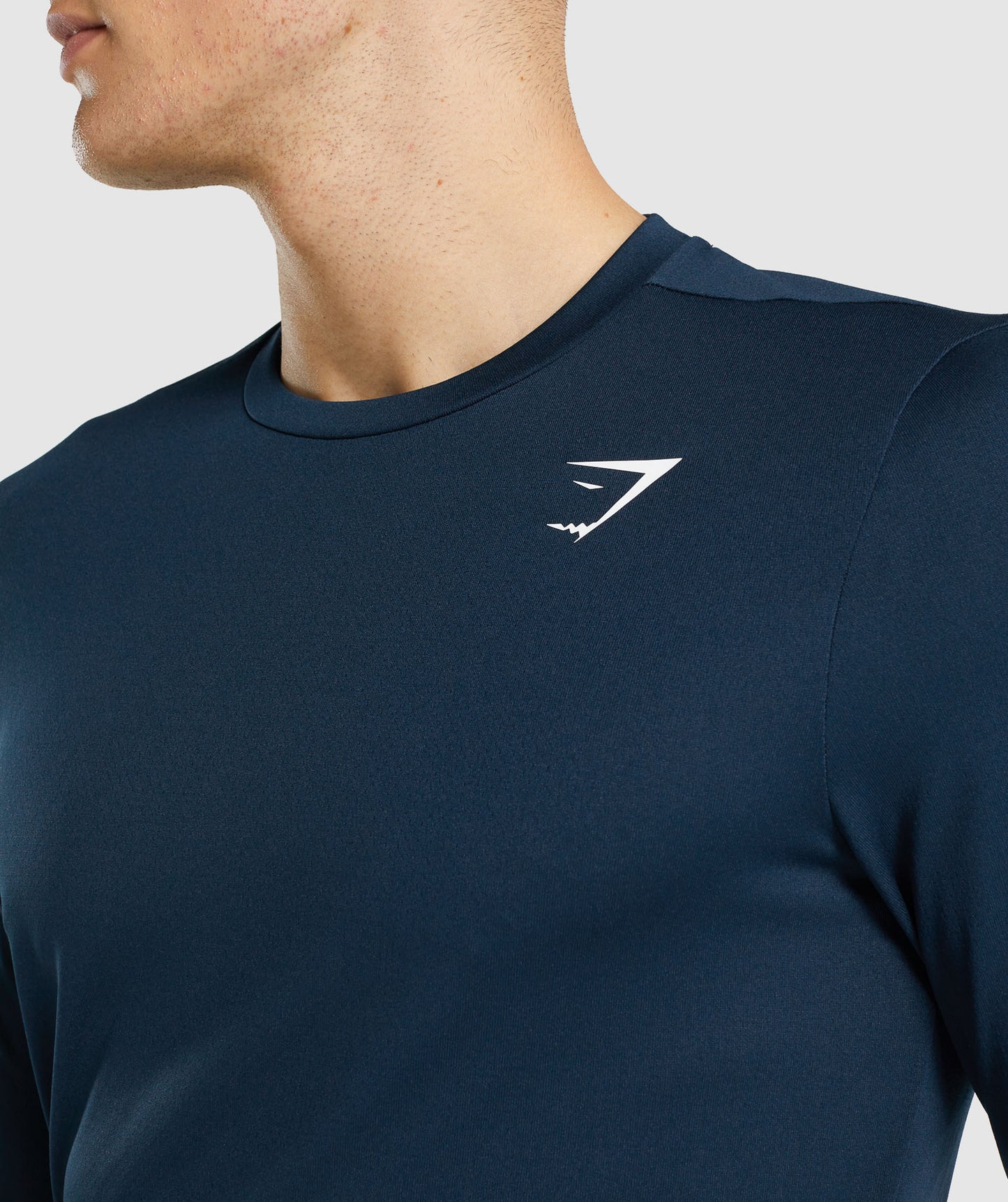 Gymshark Ankunft Langarm T -Shirt - Marine