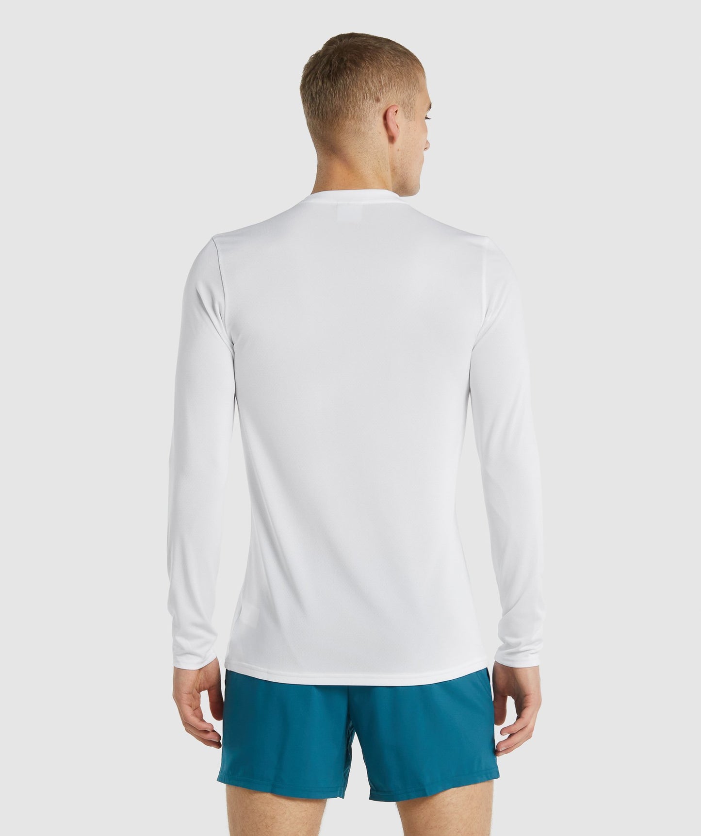 Gymshark Ankunft Langarm T -Shirt - Weiß