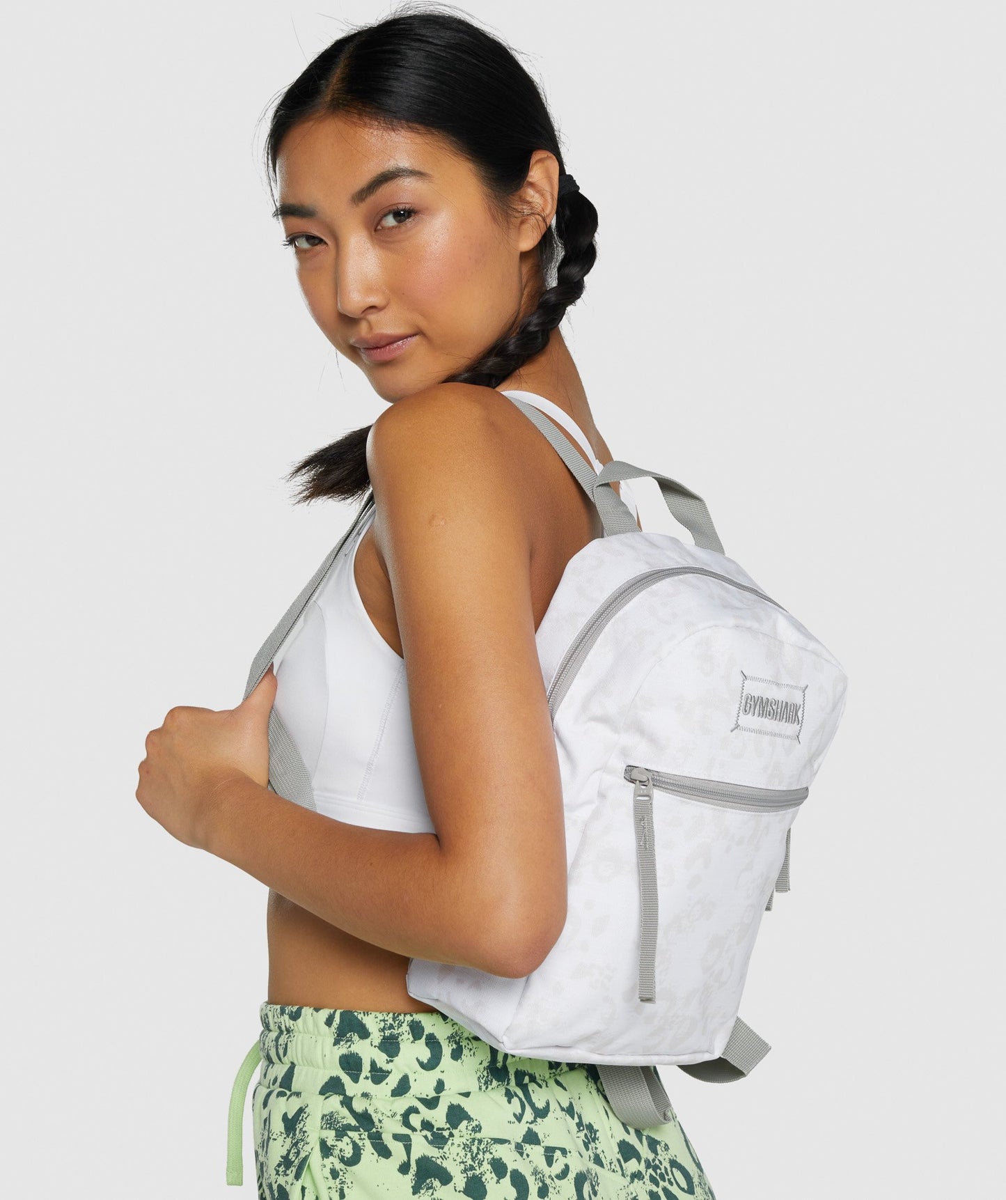Gymshark Anpassung Animal Mini Lifestyle Rucksack - Weiß/Creme