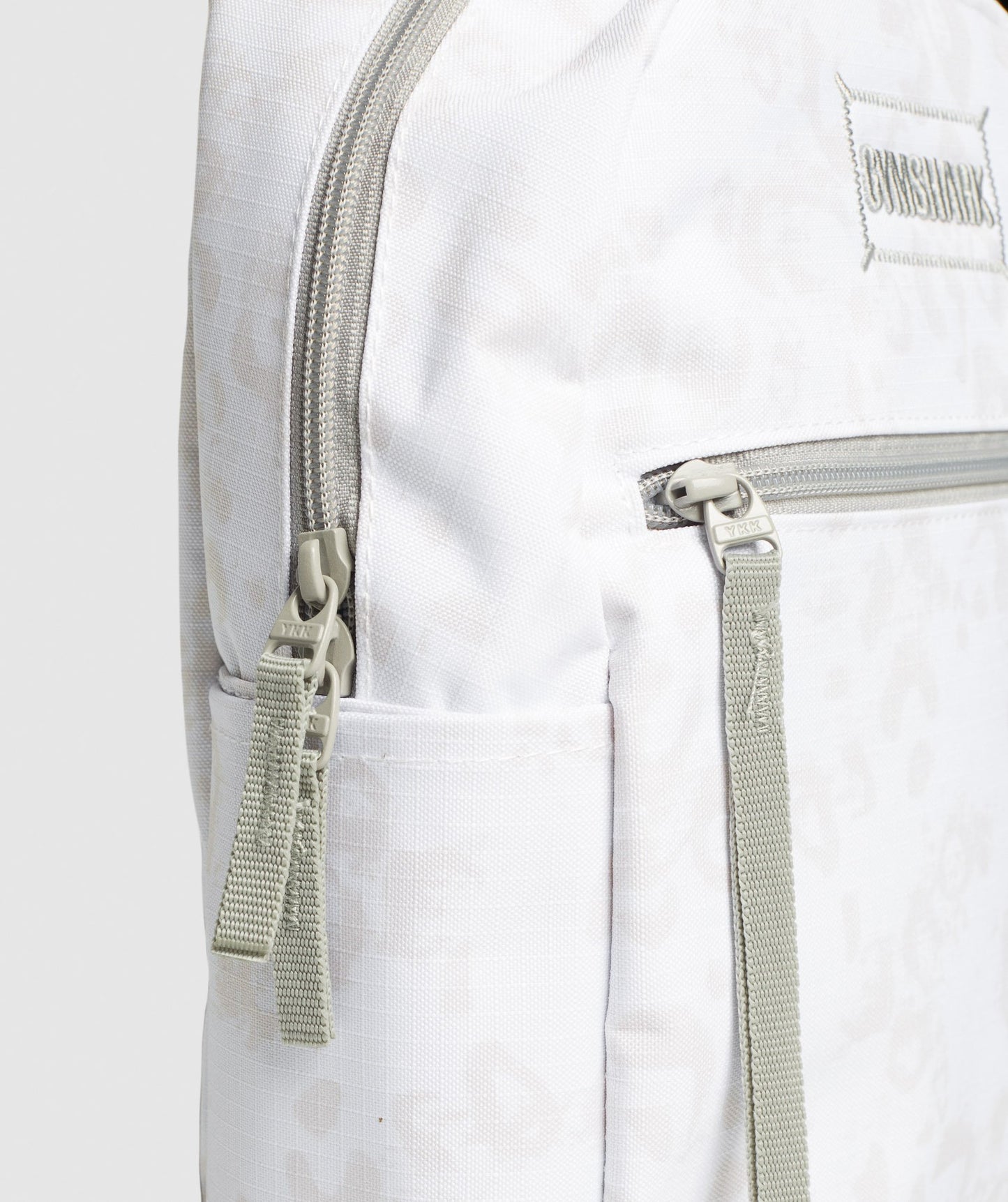 Gymshark Anpassung Animal Mini Lifestyle Rucksack - Weiß/Creme