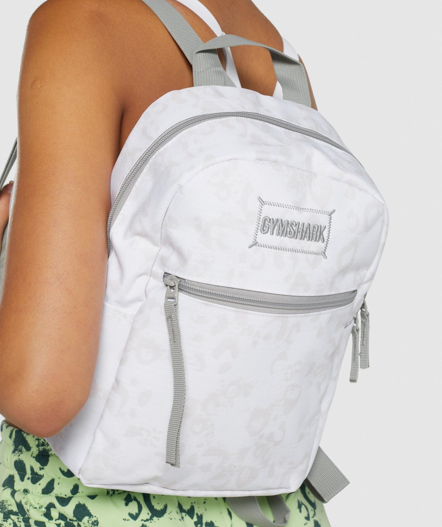 Gymshark Anpassung Animal Mini Lifestyle Rucksack - Weiß/Creme