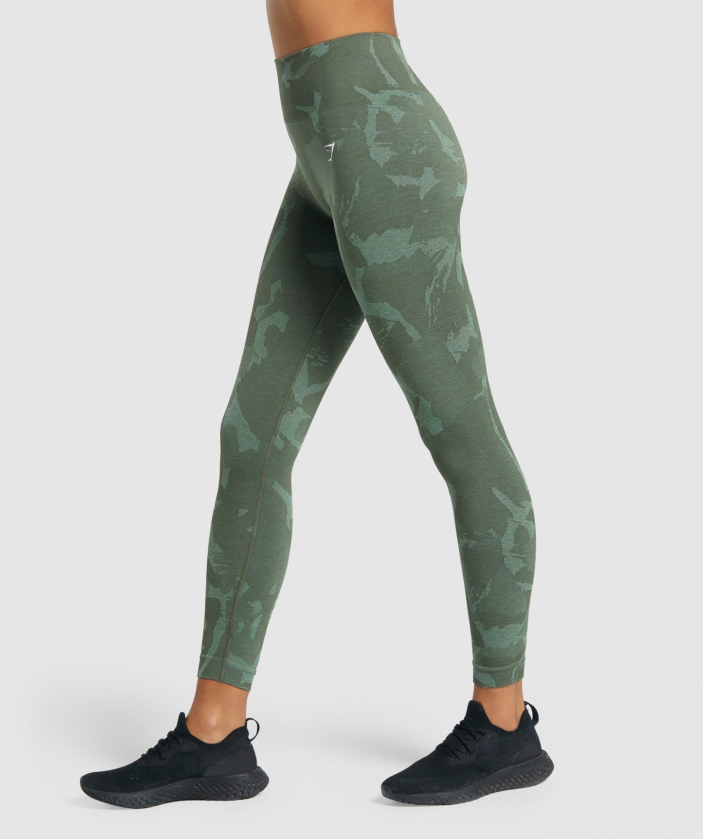 Gymshark Adapt Camo nahtlose Leggings - Savanna | Grün