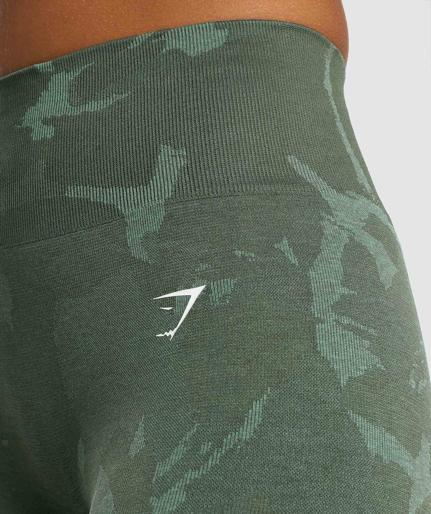 Gymshark Adapt Camo nahtlose Leggings - Savanna | Grün