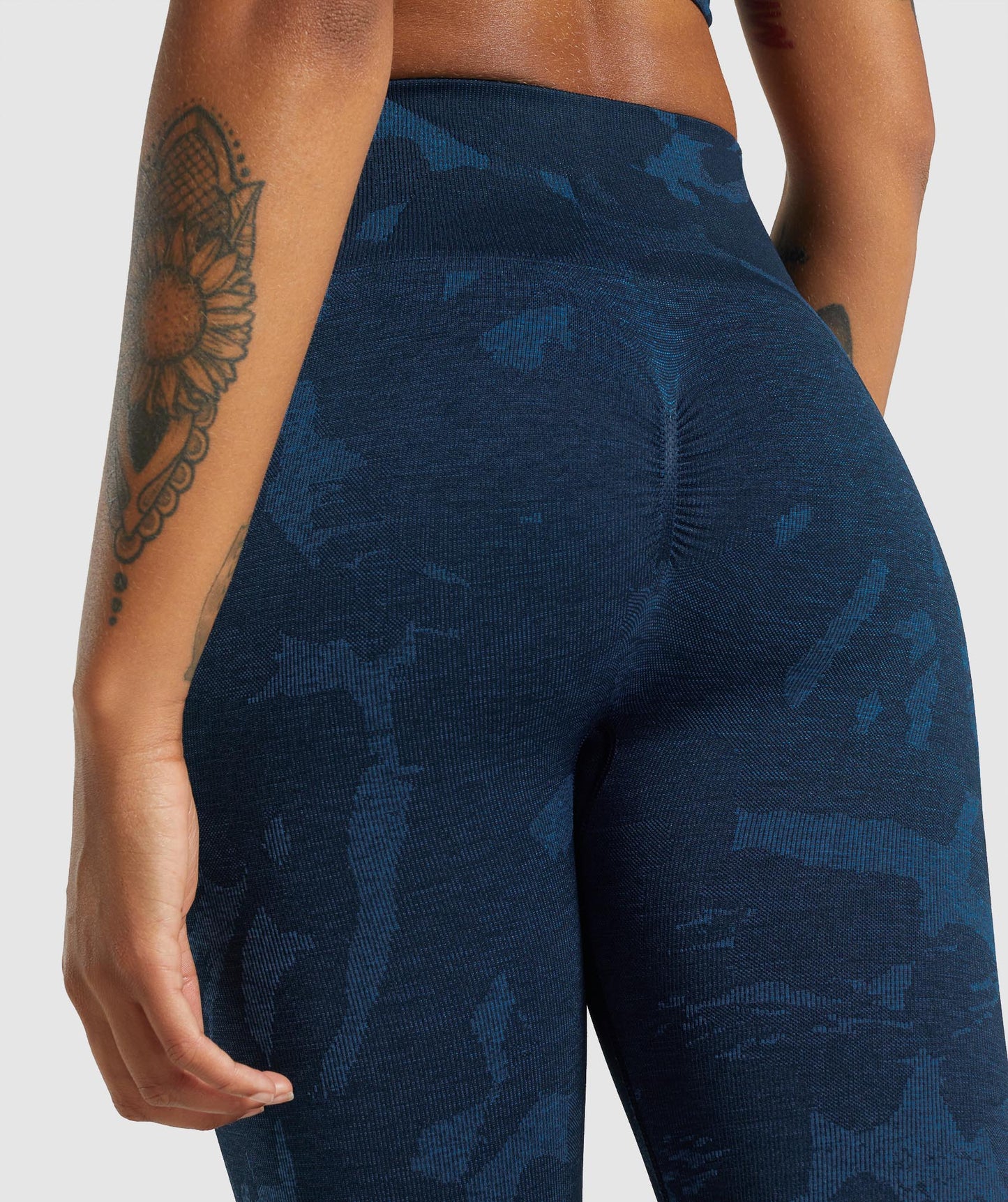 Gymshark Adapt Camo nahtlose Leggings - Savanna | Marine