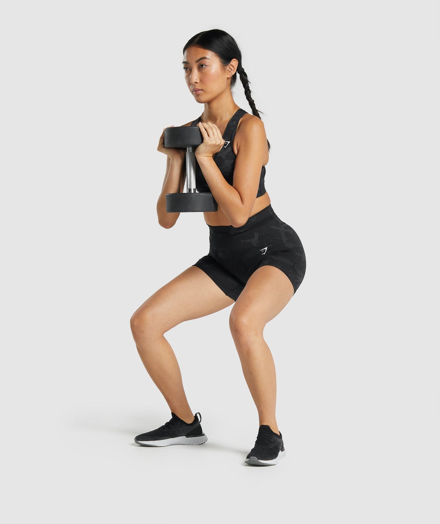 Gymshark Adapt Camo Seamless Shorts - Savanna | Schwarz