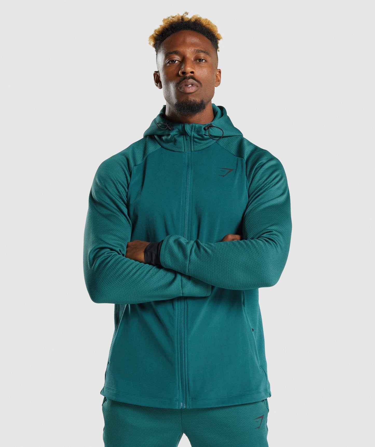 Gymshark Apex Zip Hoodie - Teal
