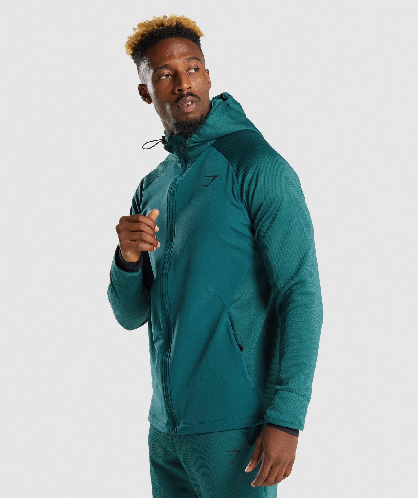 Gymshark Apex Zip Hoodie - Teal