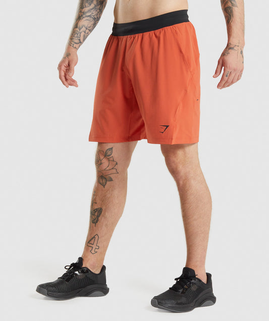 Gymshark Apex funktional 9 "Shorts - Rot