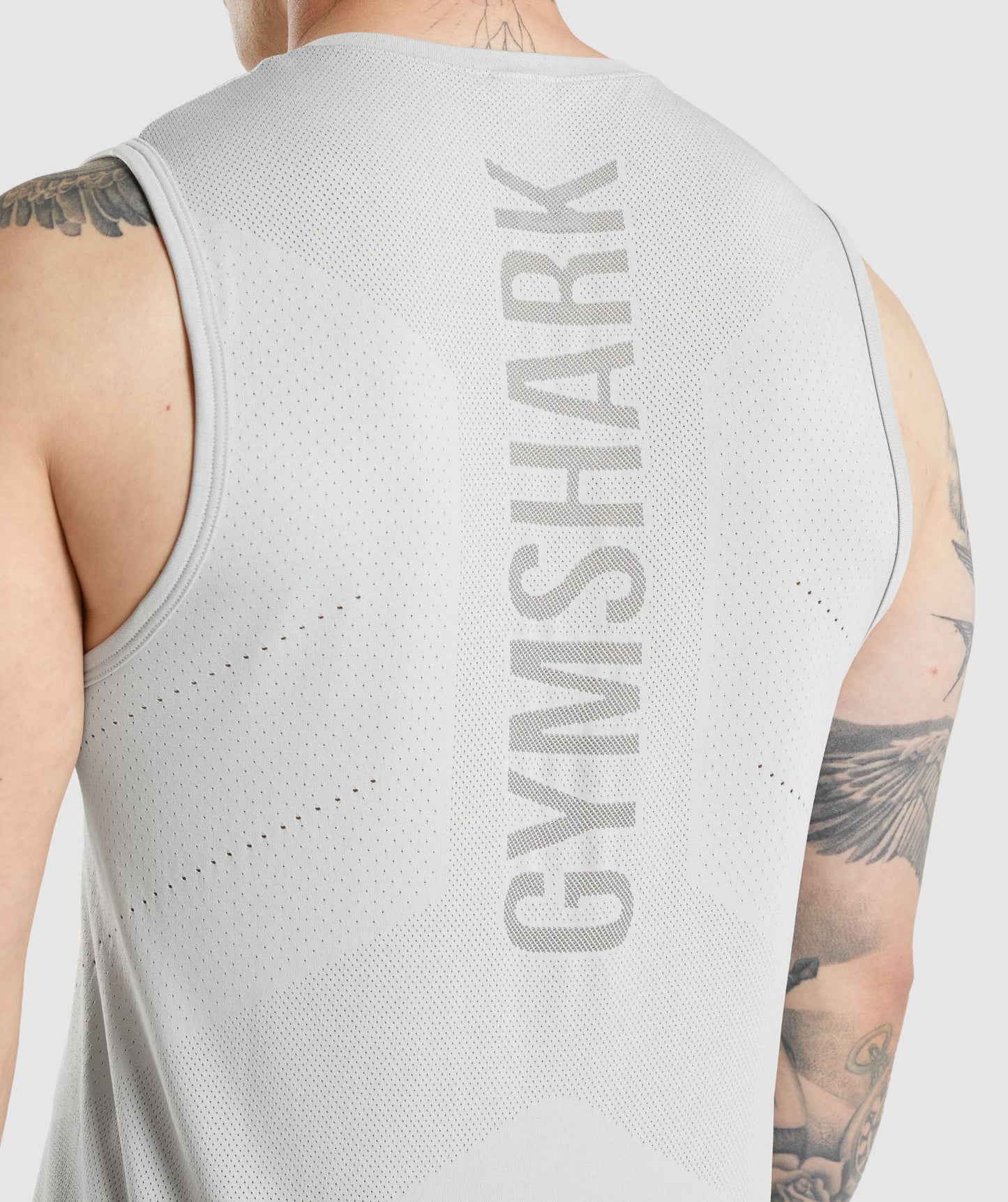 Gymshark Apex Tank - hellgrau/Holzkohle