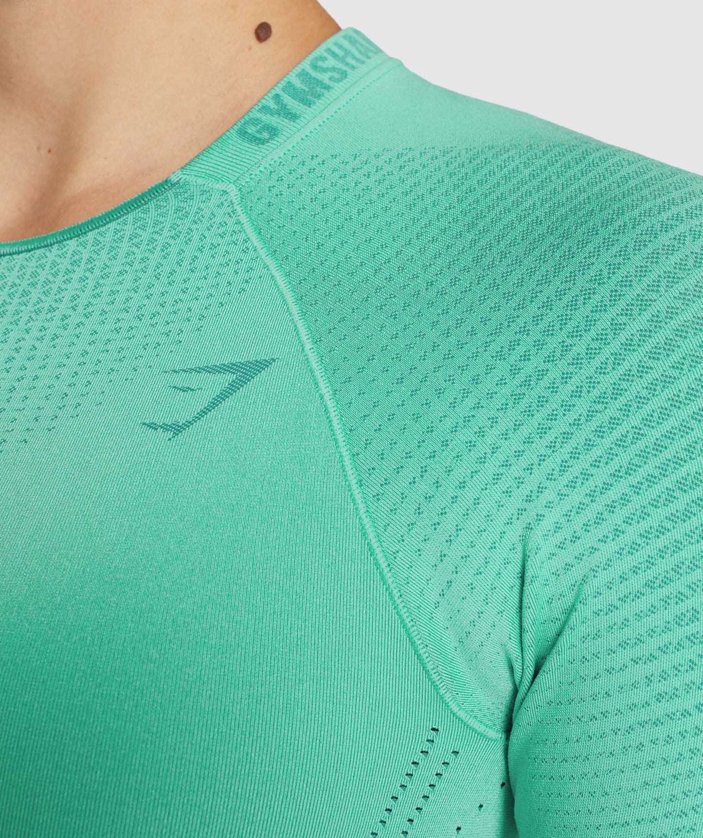 Gymshark Apex Seamless Crop Top - Turquoise