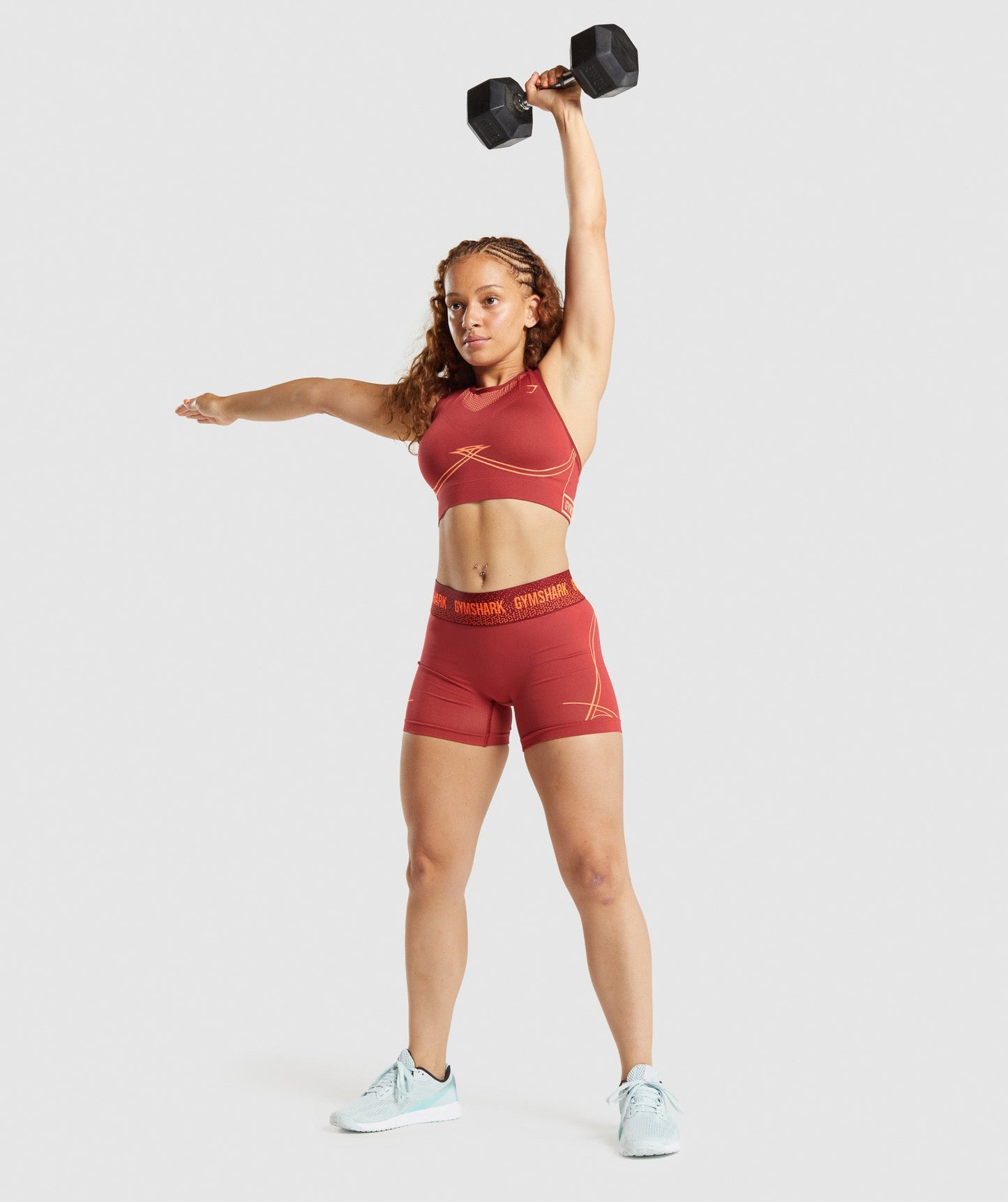 Gymshark Apex Seamless Sport BH - Burgund