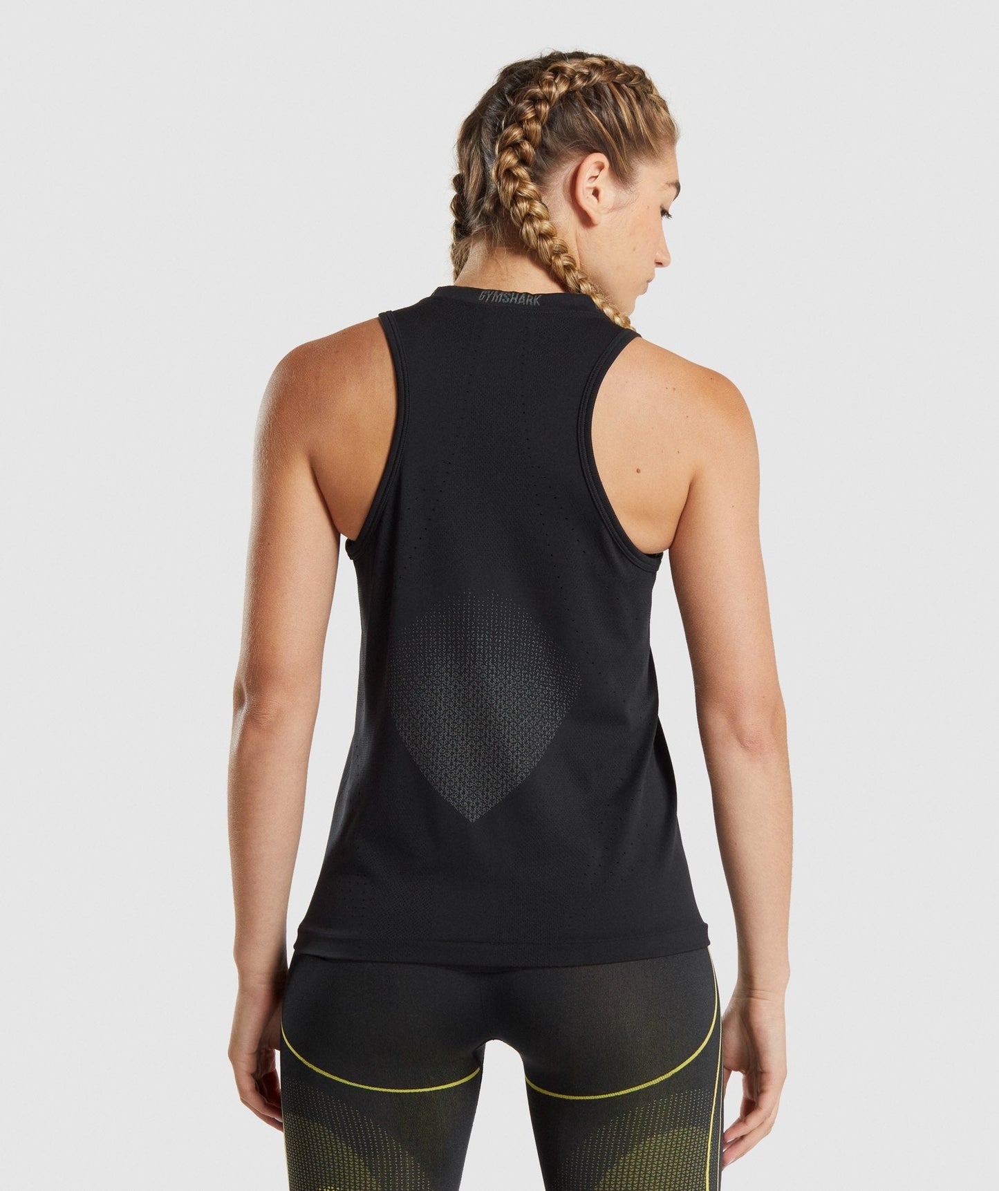 Gymshark Apex nahtloser Panzer - Schwarz