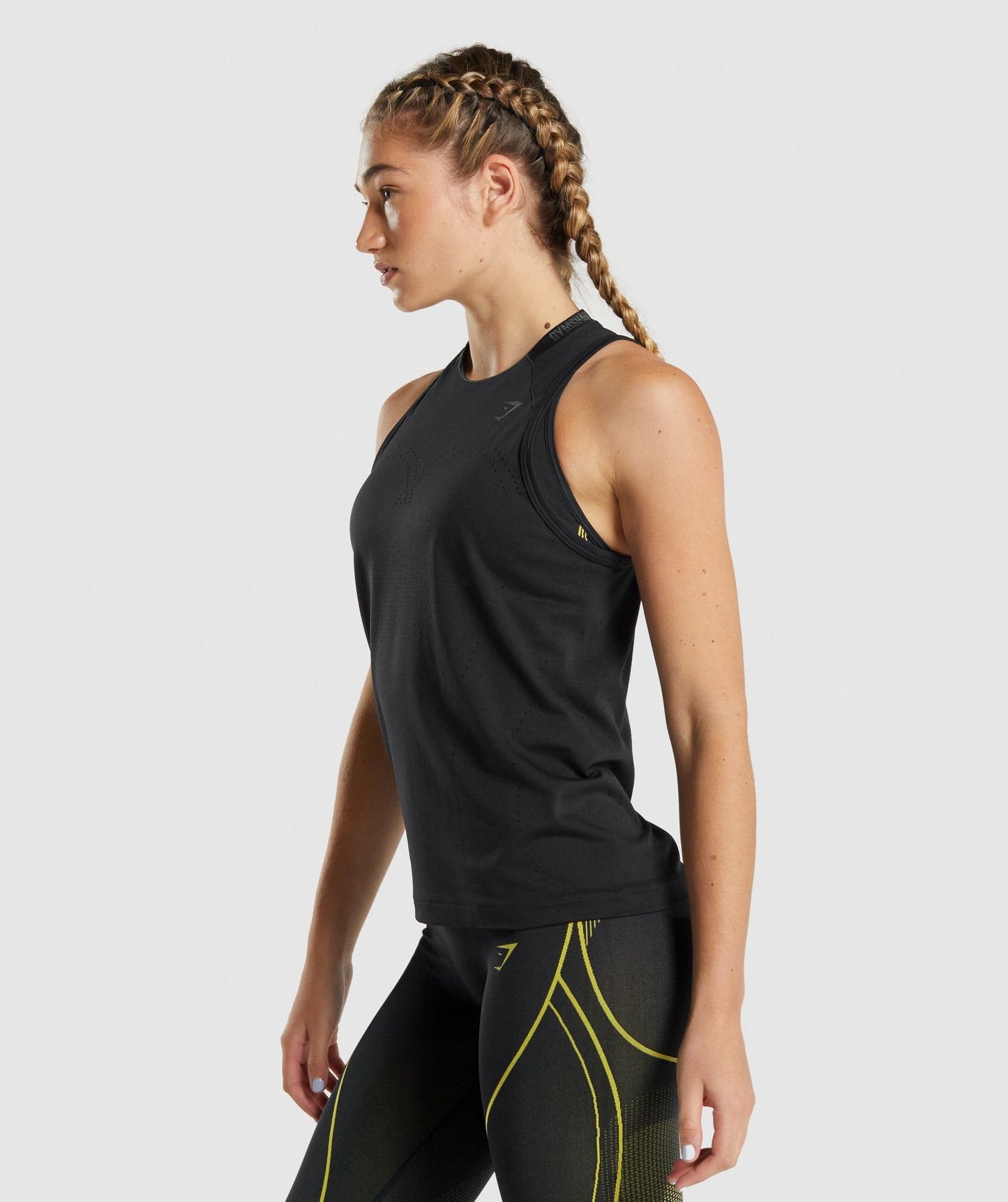 Gymshark Apex nahtloser Panzer - Schwarz