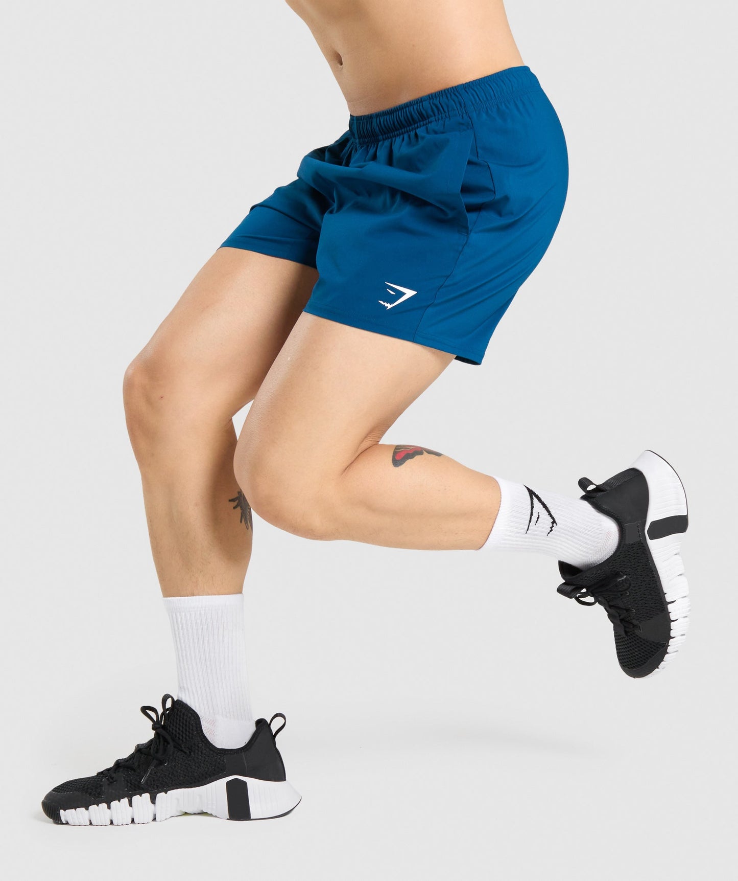 Gymshark Ankunft 5 "Shorts - Benzinblau
