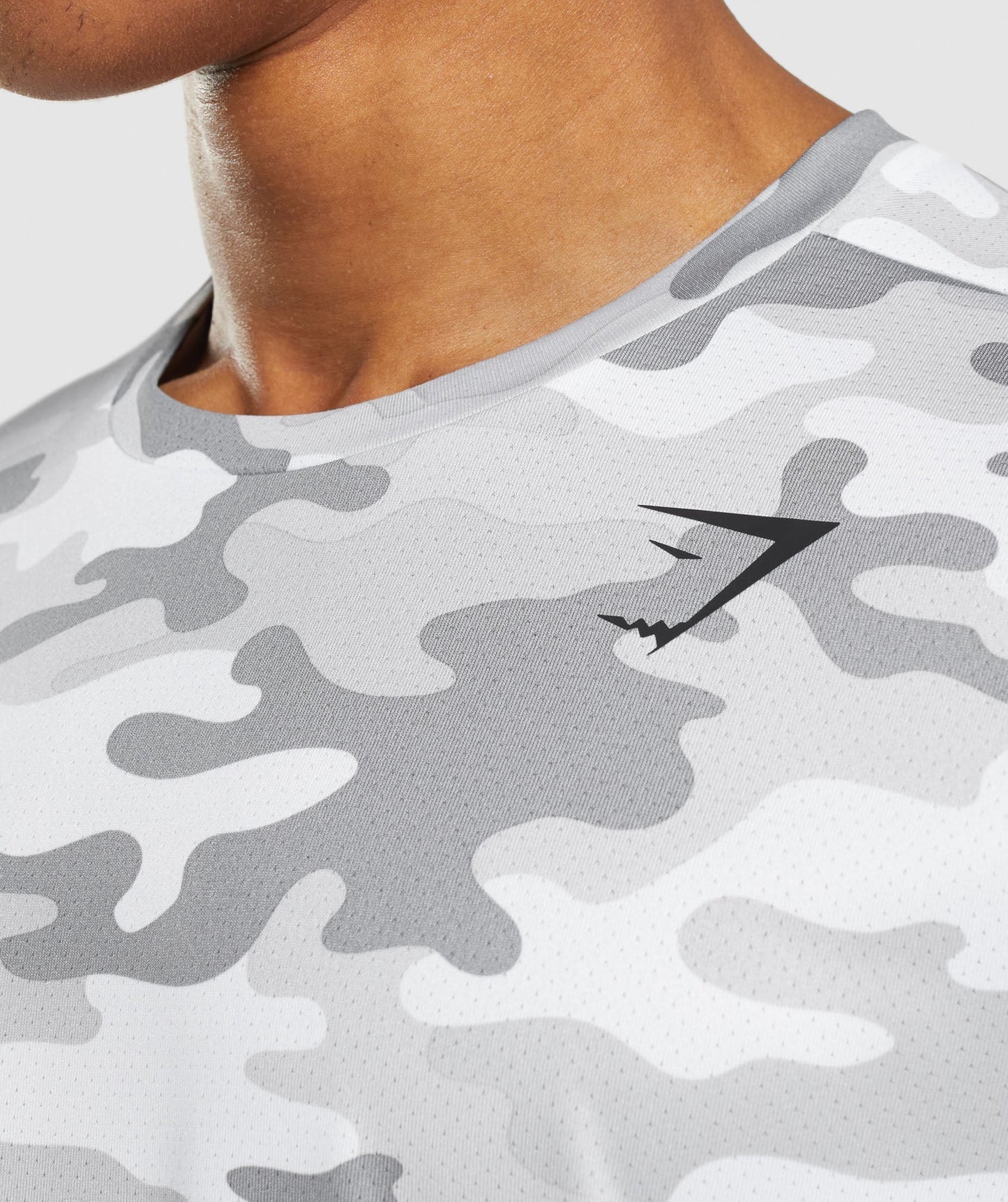 Gymshark Arrival T-Shirt - Light Grey Print