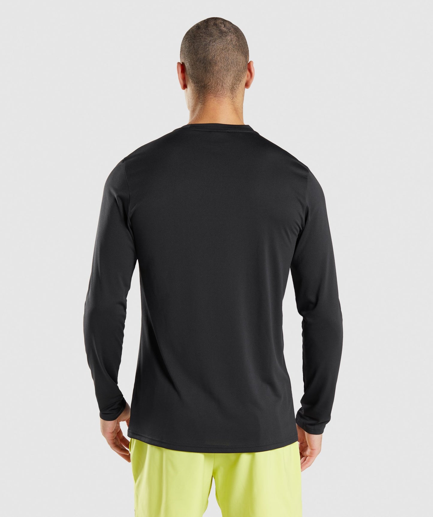 Gymshark Ankunft Langarm T -Shirt - Schwarz