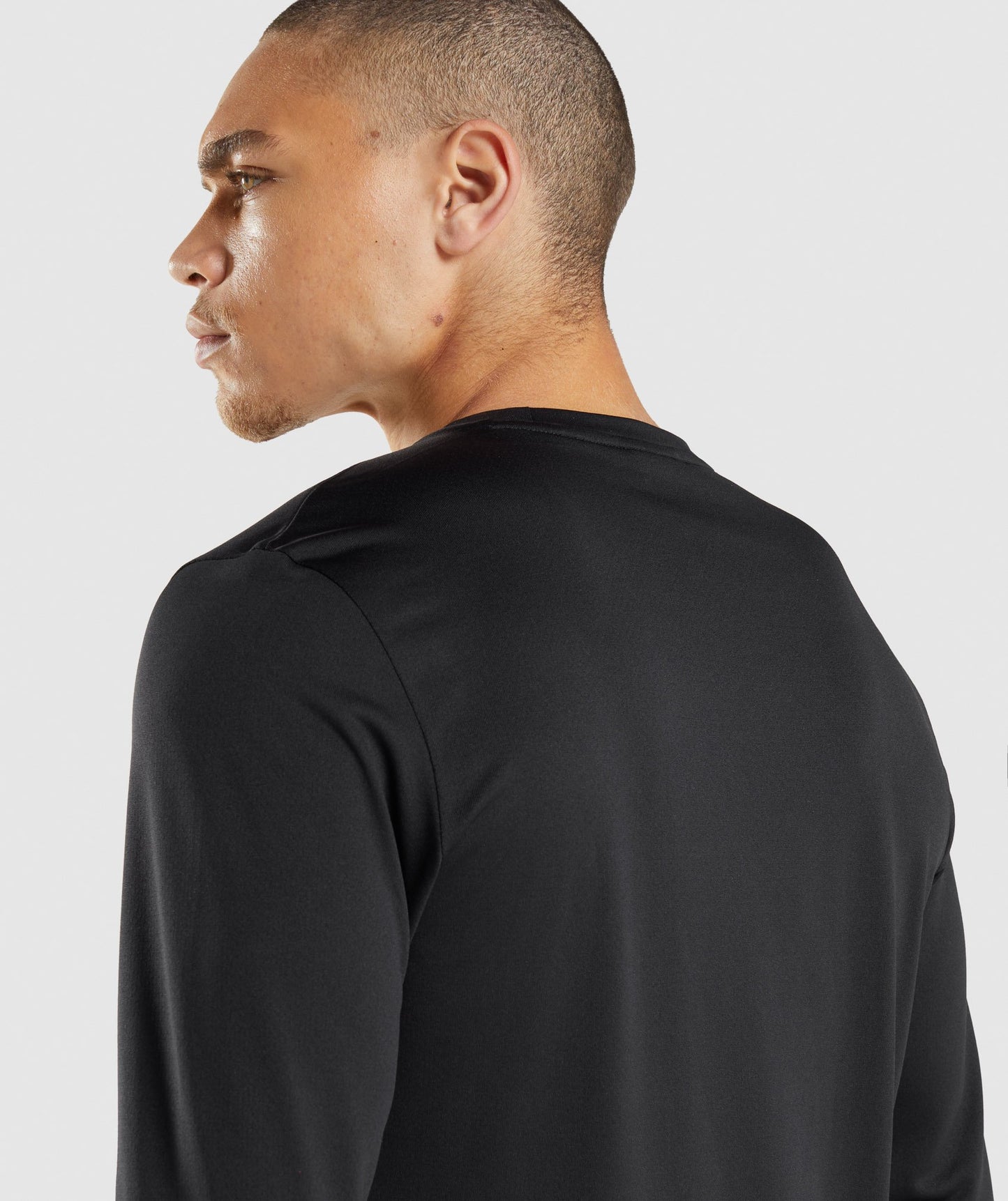 Gymshark Ankunft Langarm T -Shirt - Schwarz