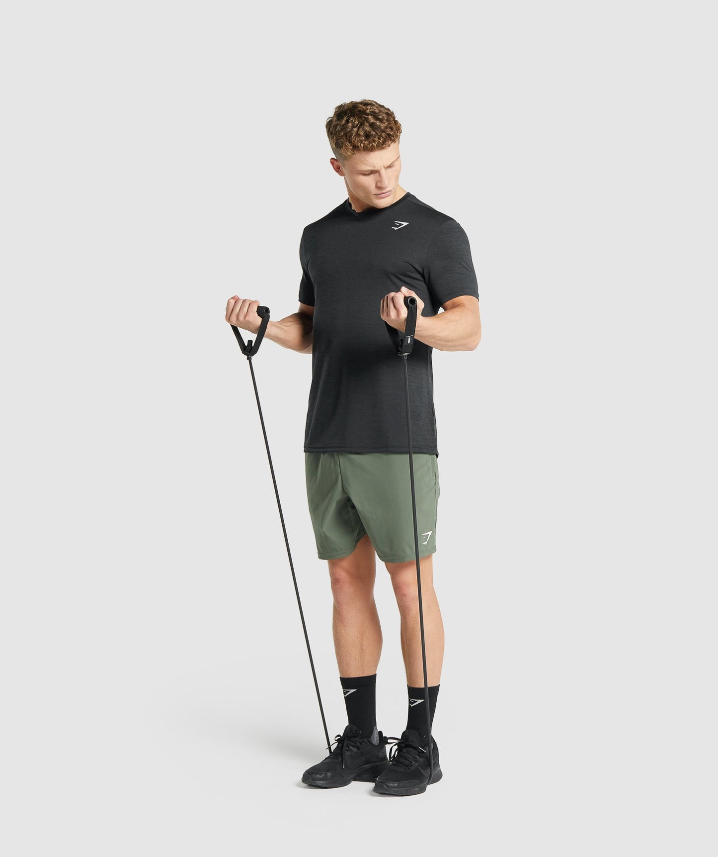 Gymshark Ankunft Marl T -Shirt - Black Margel