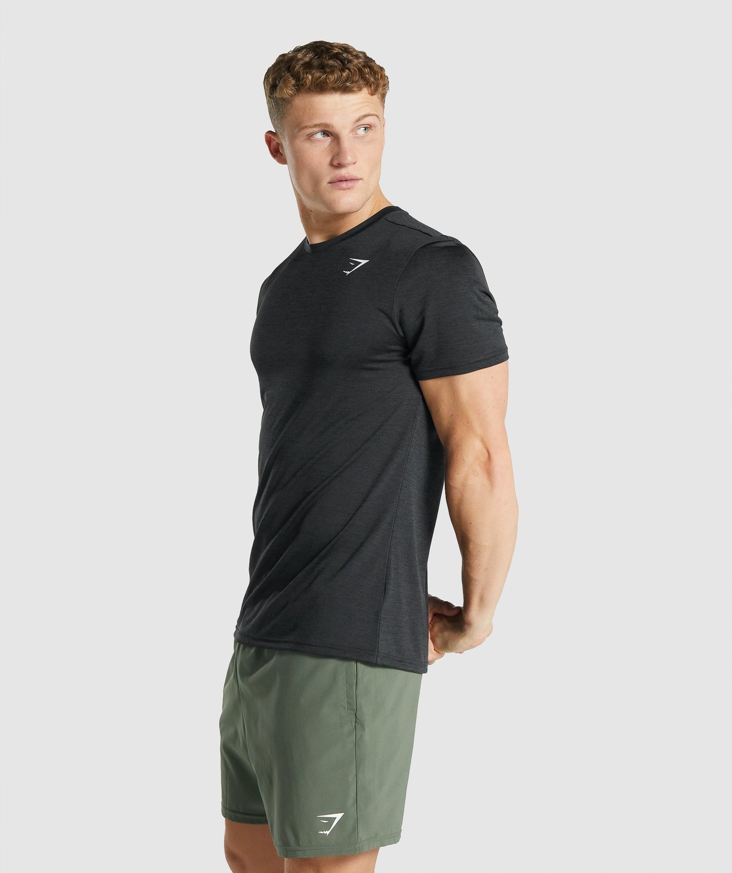 Gymshark Ankunft Marl T -Shirt - Black Margel