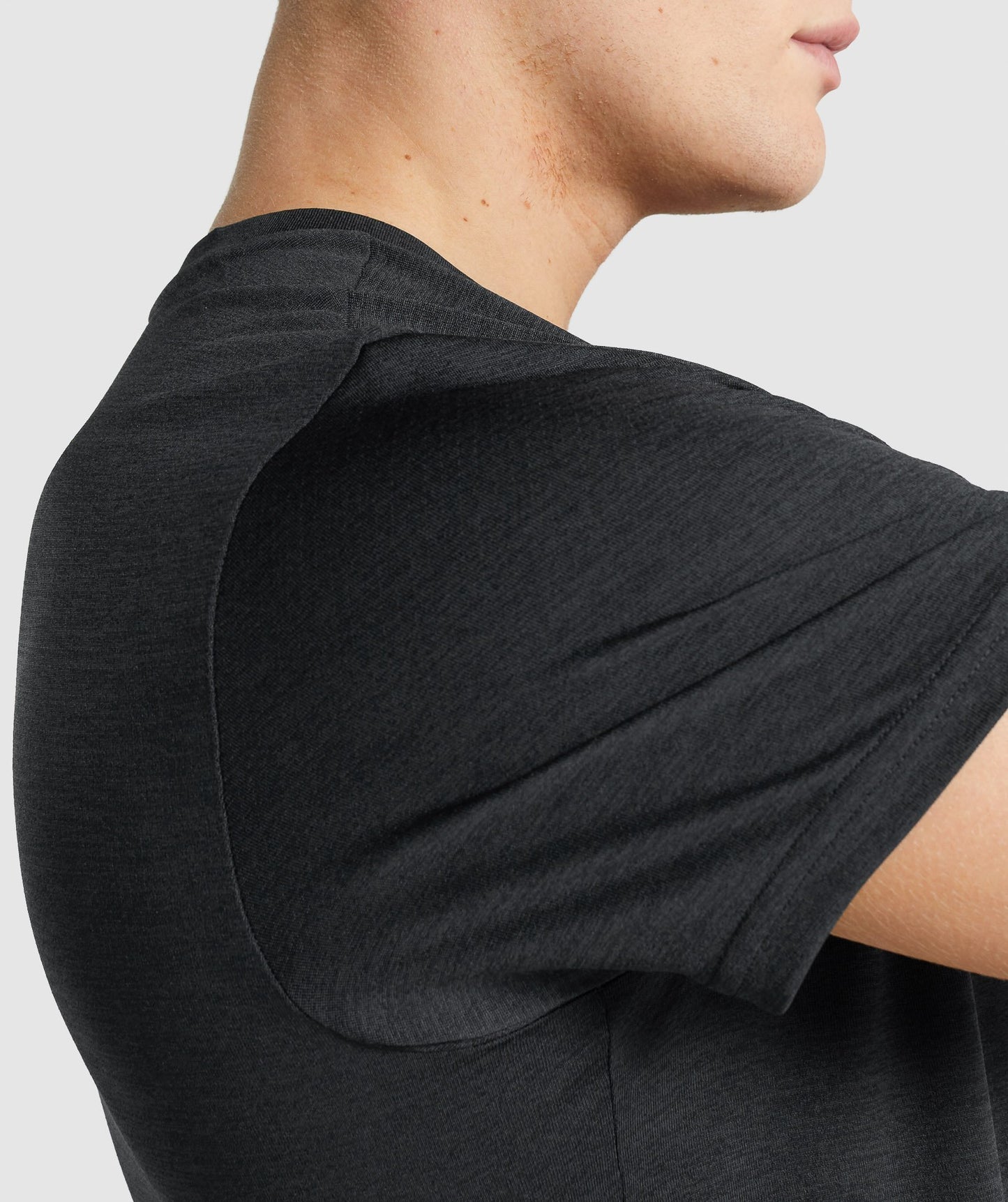 Gymshark Ankunft Marl T -Shirt - Black Margel