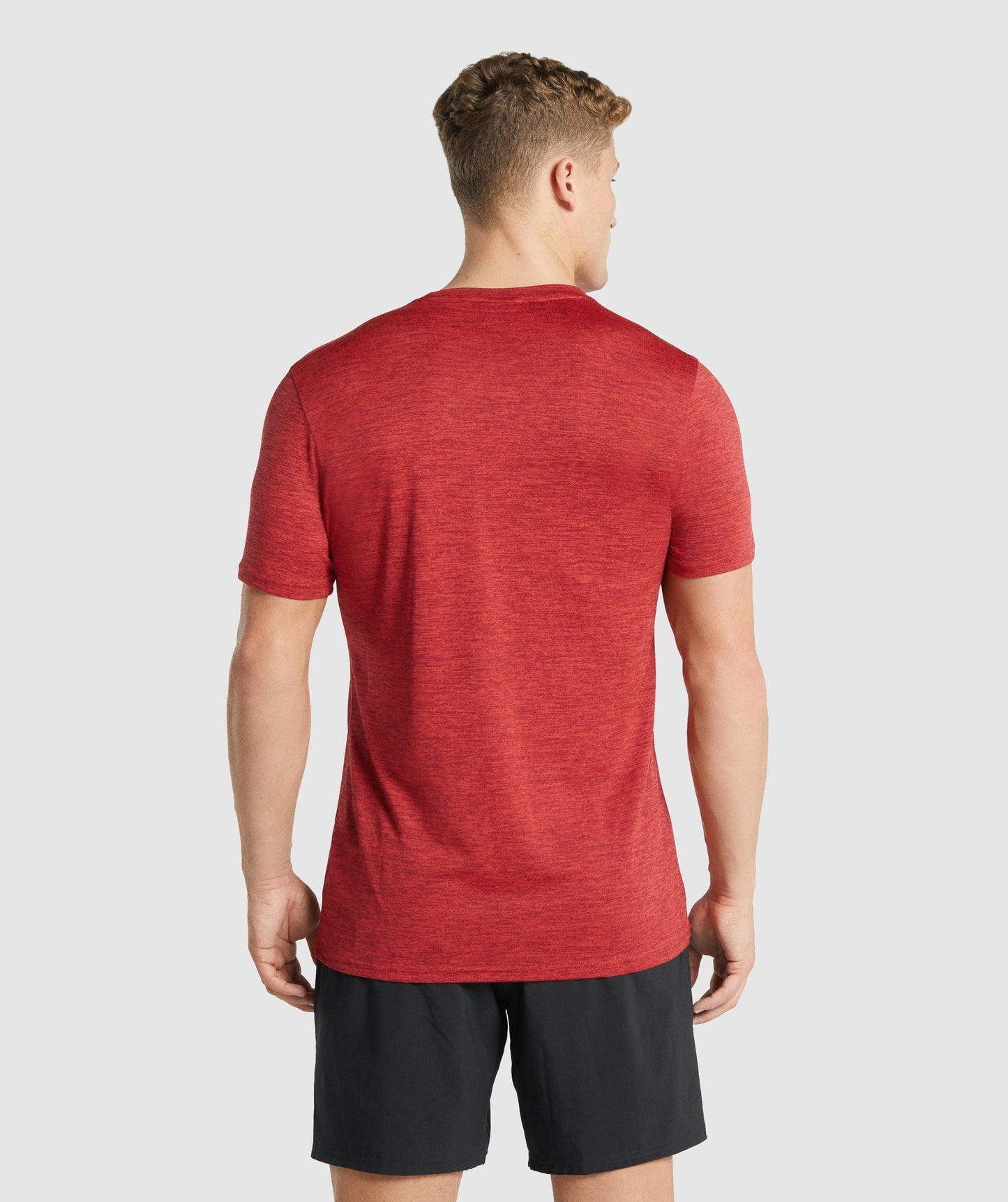 Gymshark Ankunft Marl T -Shirt - Red Margel