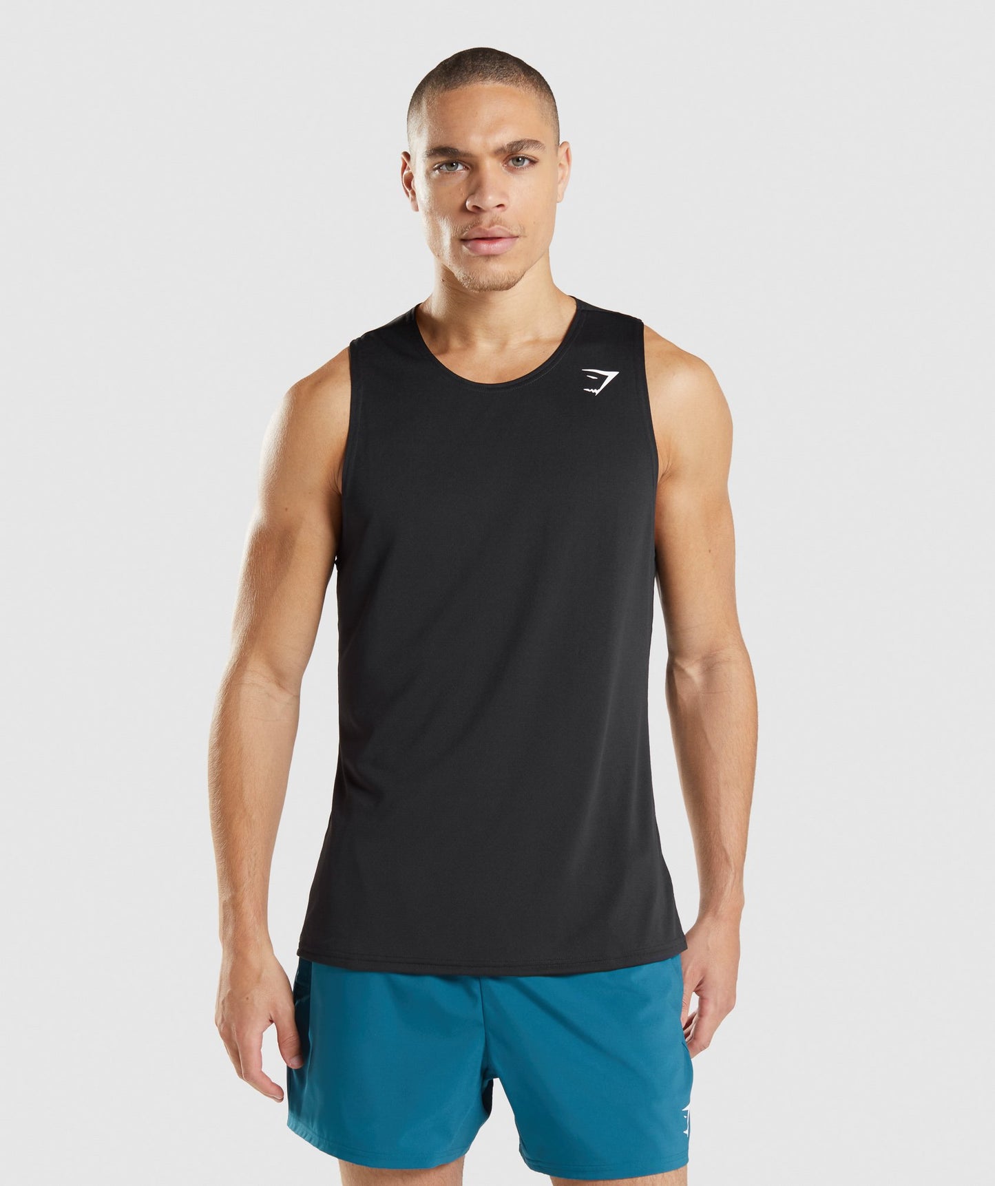 Gymshark Ankunft Tank - Schwarz