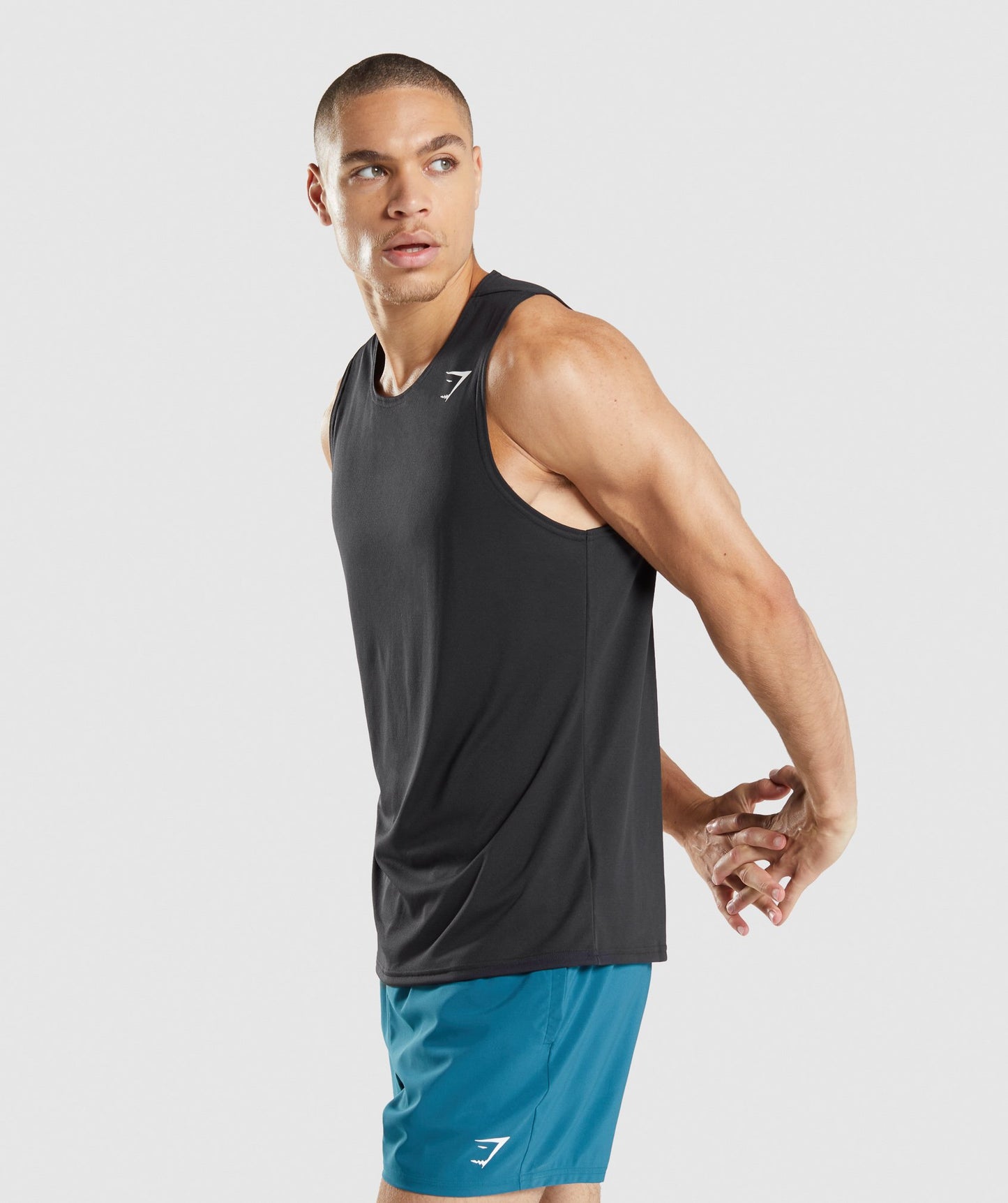 Gymshark Ankunft Tank - Schwarz