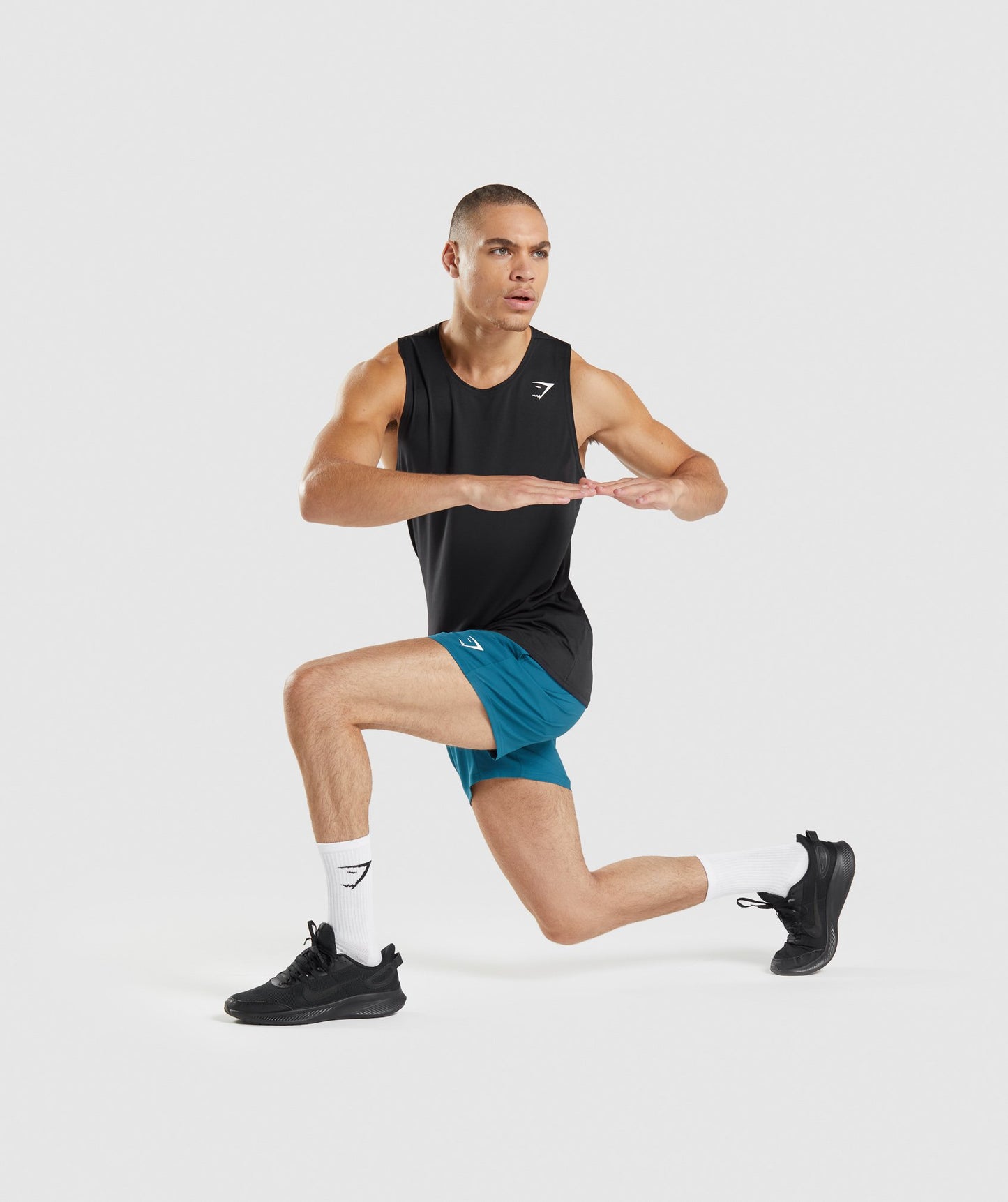 Gymshark Ankunft Tank - Schwarz