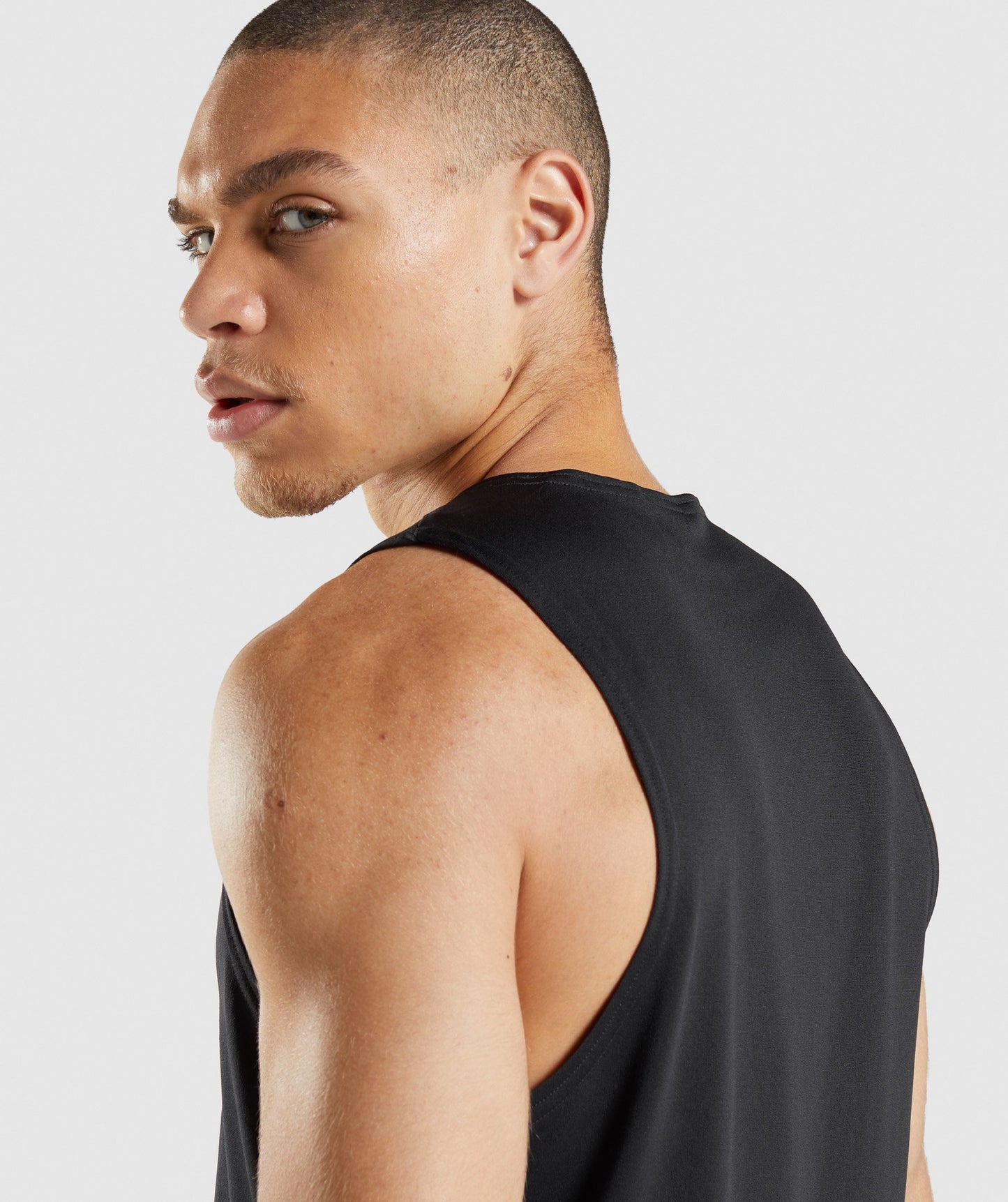 Gymshark Ankunft Tank - Schwarz