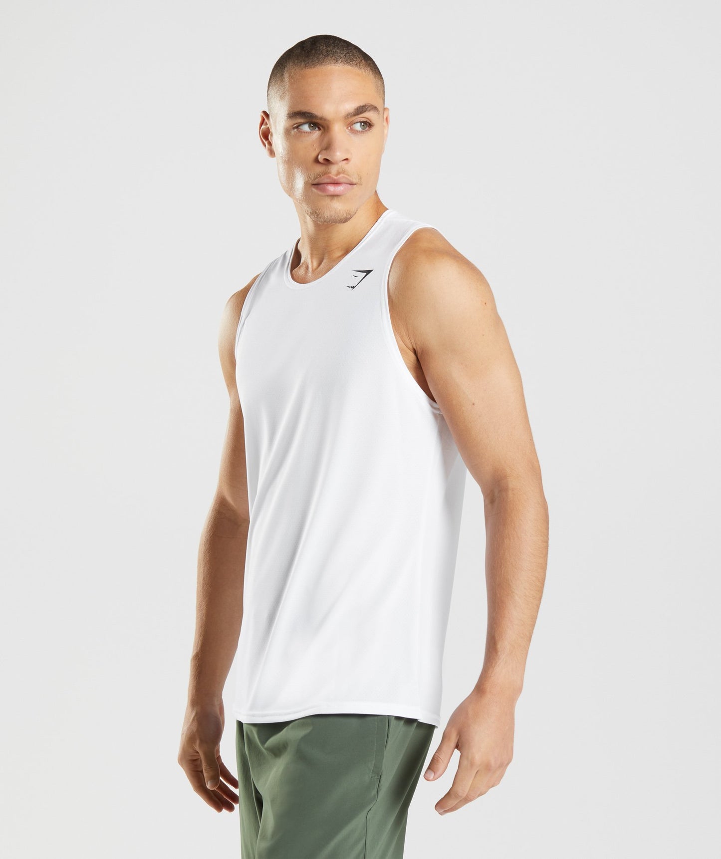 Gymshark Ankunft Tank - Weiß