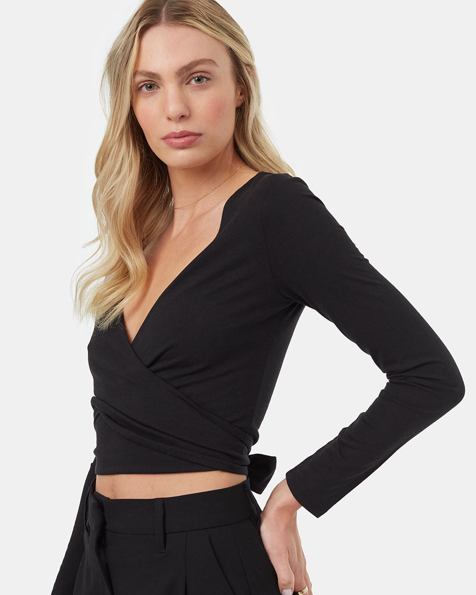 Treeblend Wrap Top