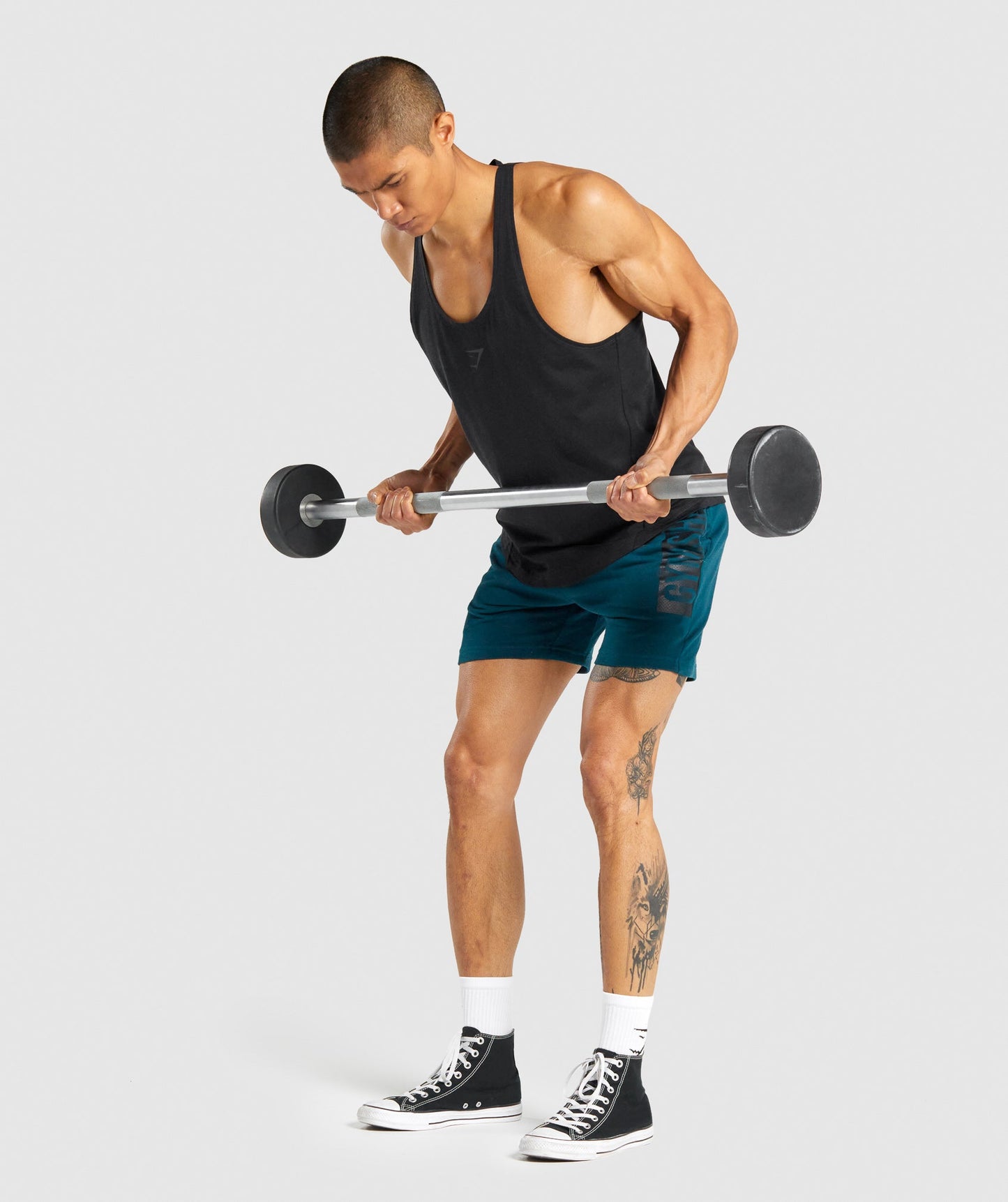 Fitnessstudio -Federstringer - Schwarz