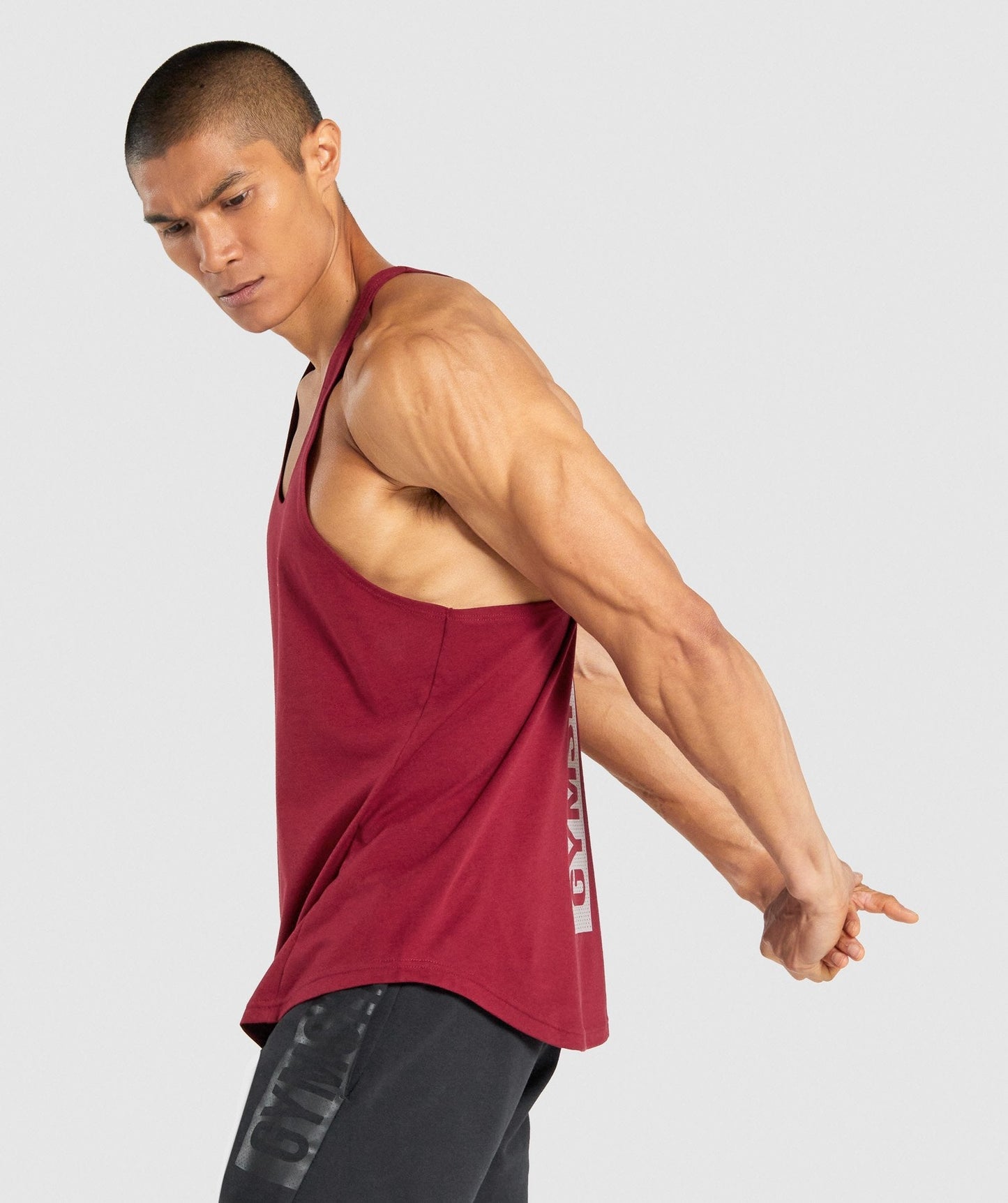 Gymshark Bold Stringer - Burgund