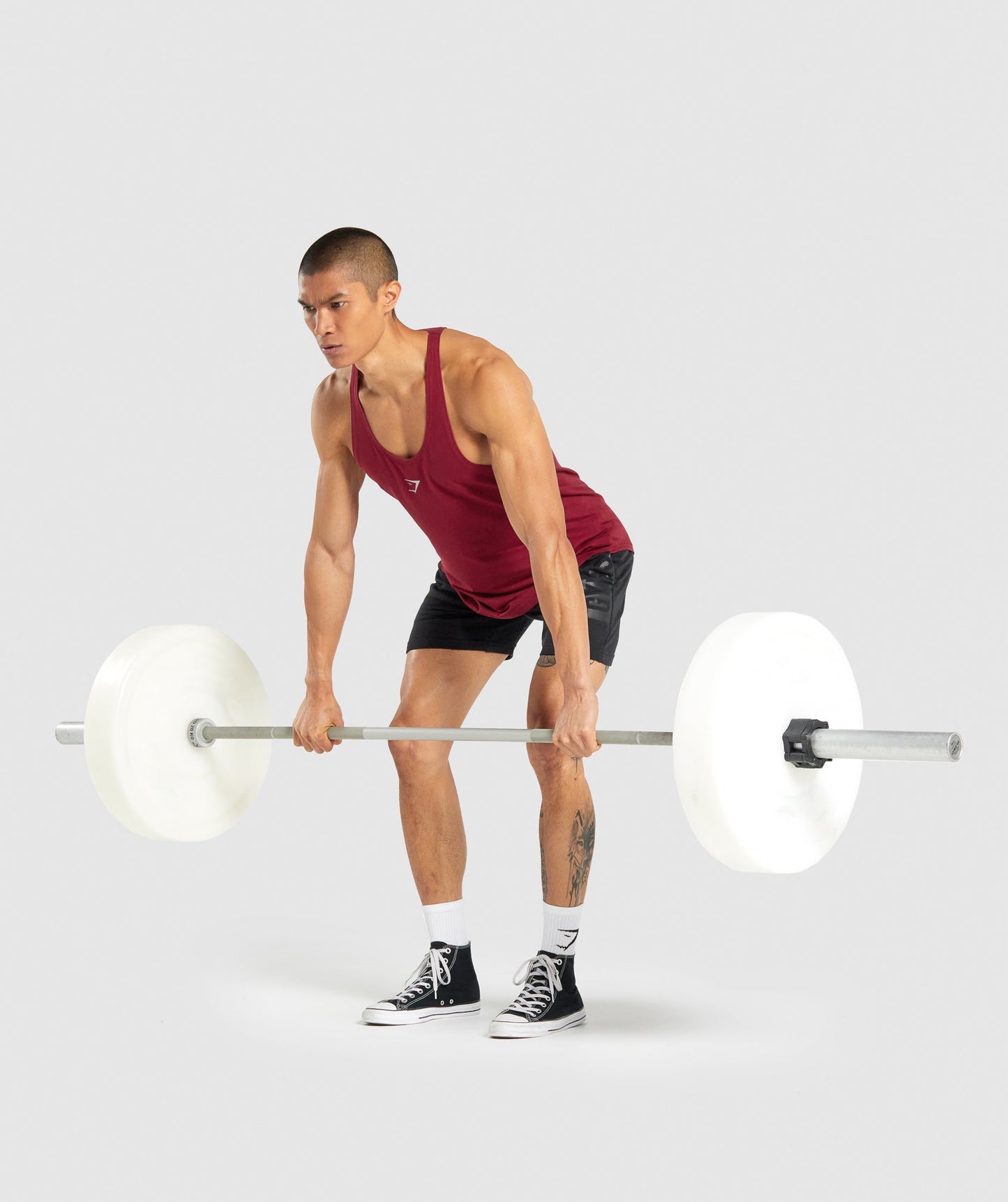 Gymshark Bold Stringer - Burgund