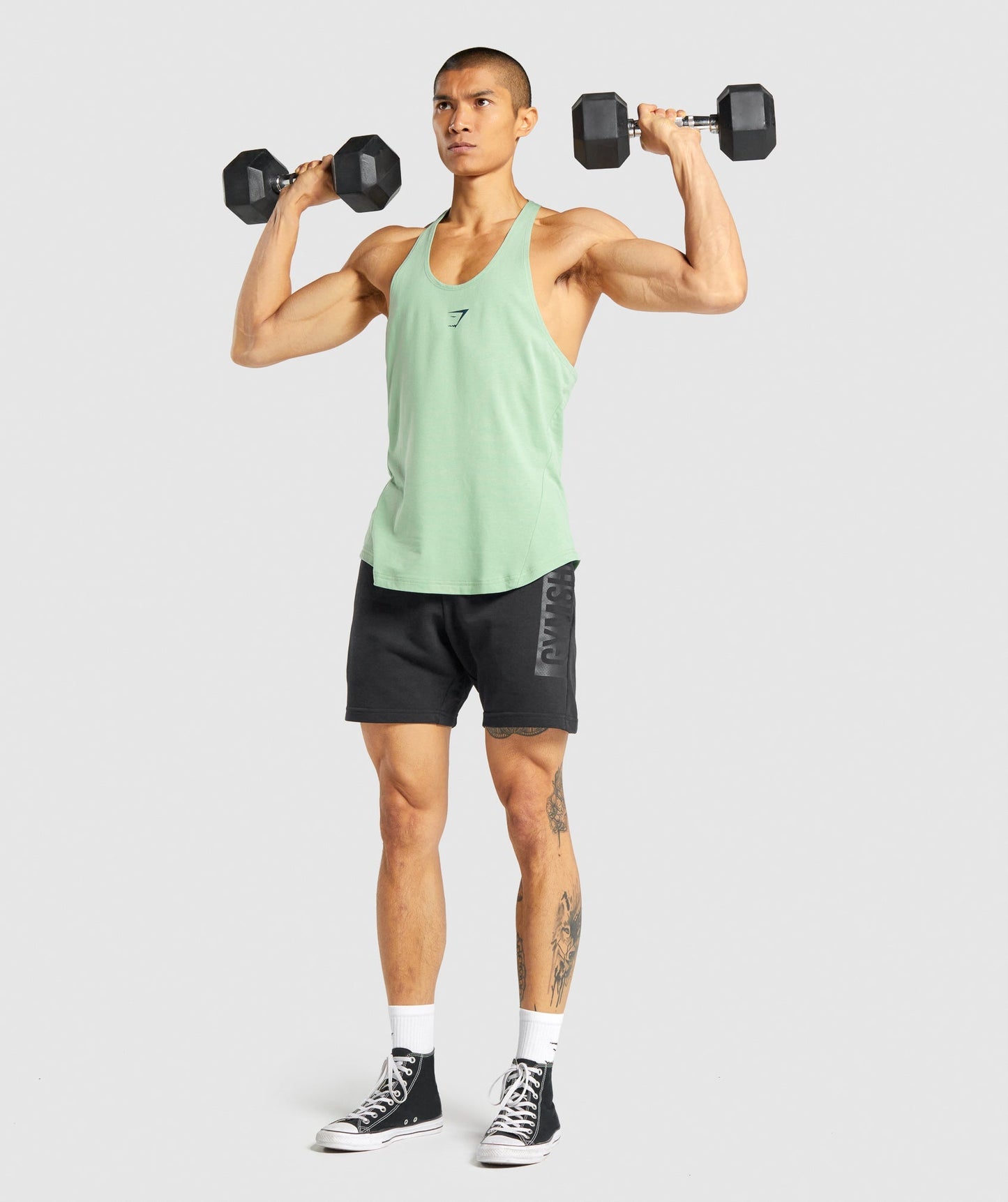 Fitnessstudio -Fettstringer - grün
