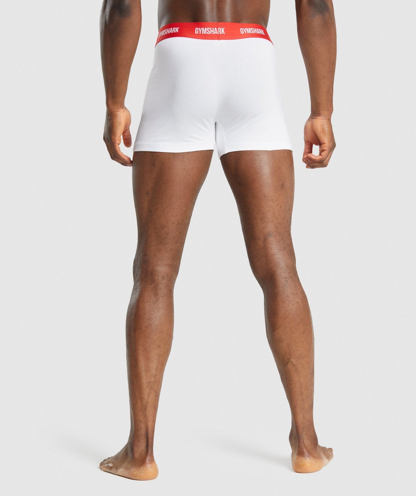 Gymshark Boxers 2pk - White/Red