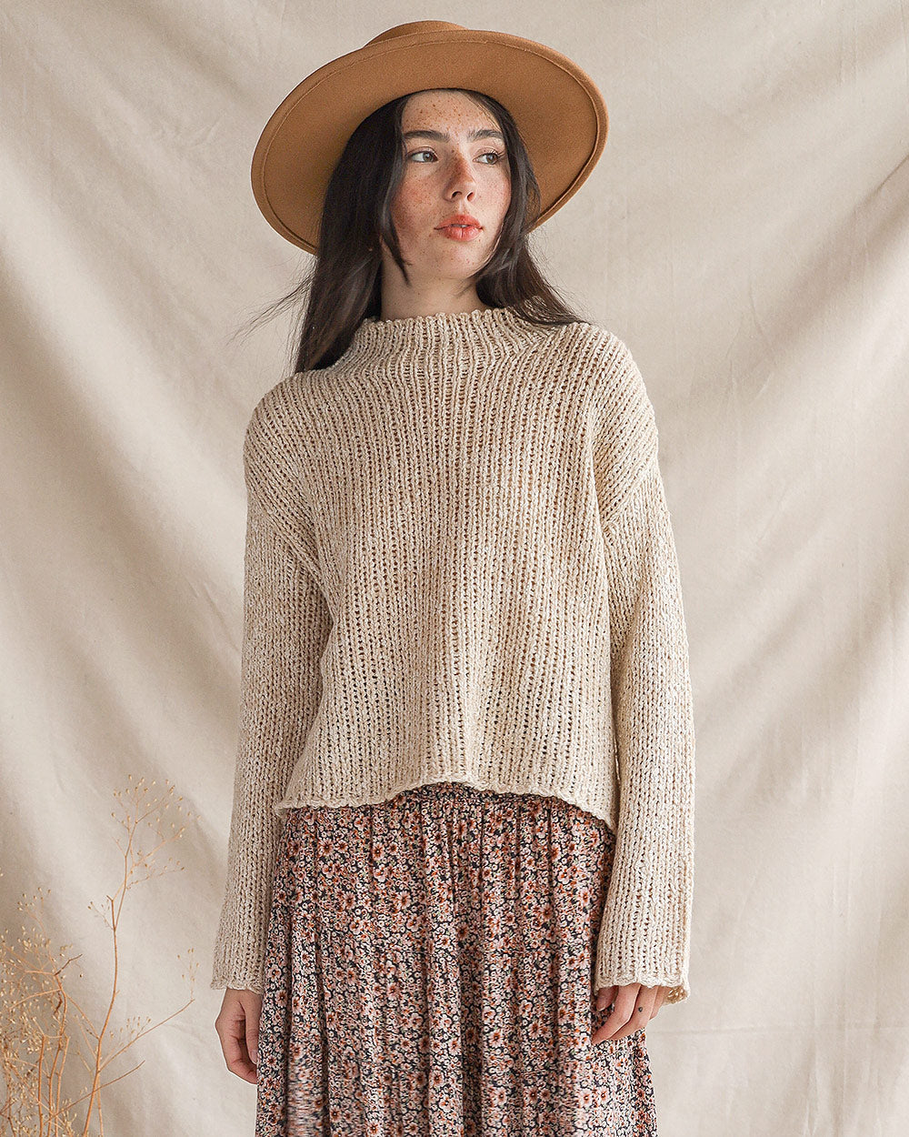 Pullover aus zerbröseltem Zucker