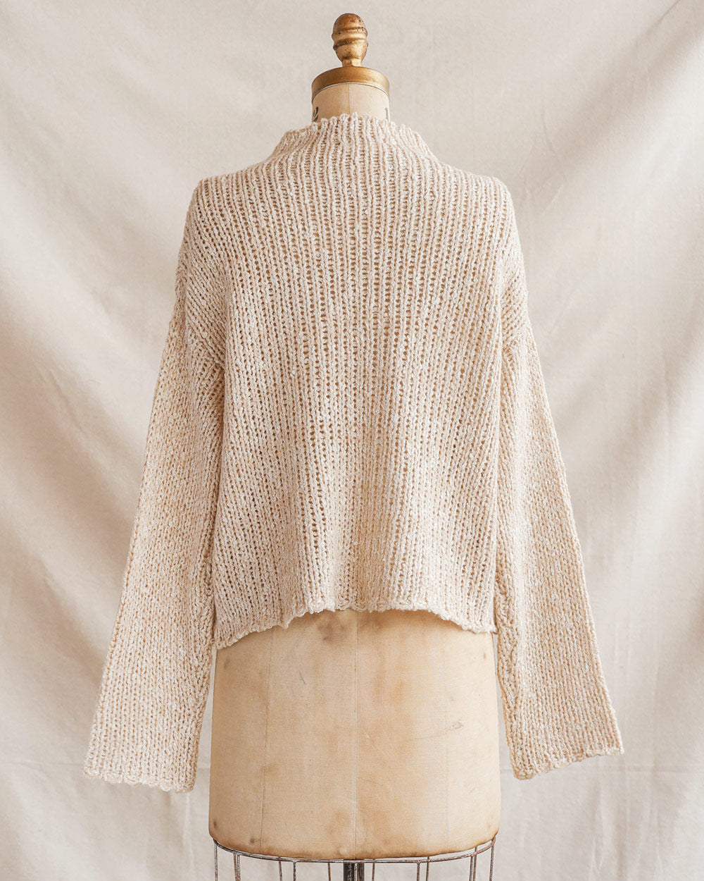 Pullover aus zerbröseltem Zucker