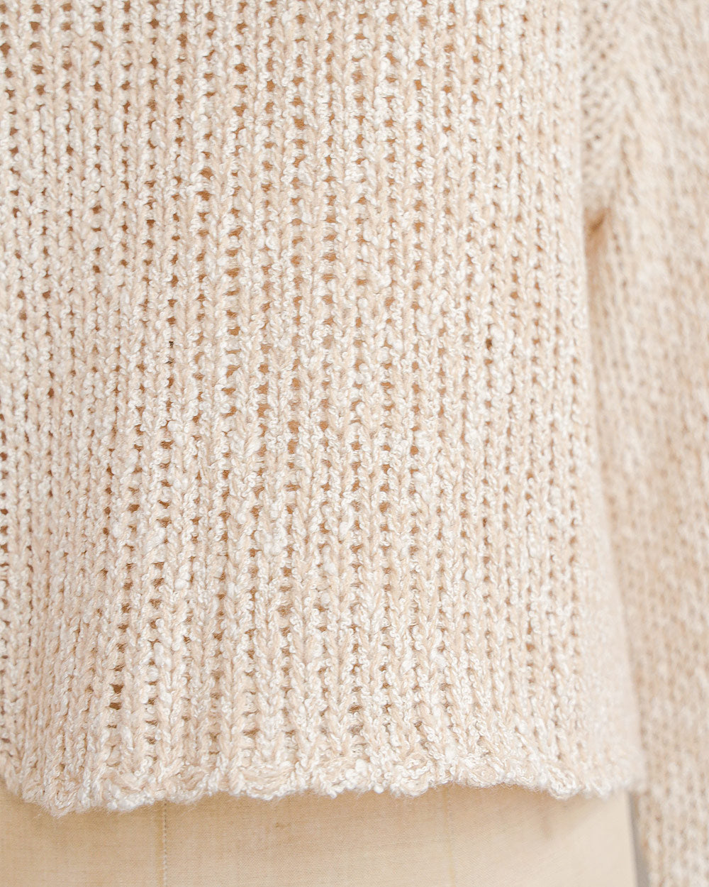 Pullover aus zerbröseltem Zucker