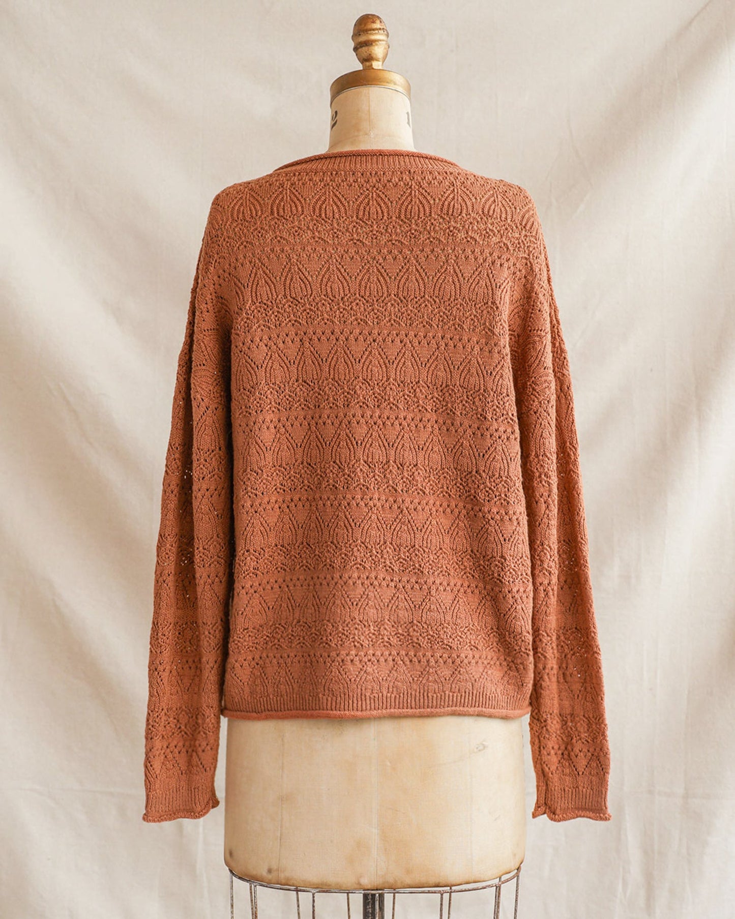 Pullover mit Stilted Arches - Rost