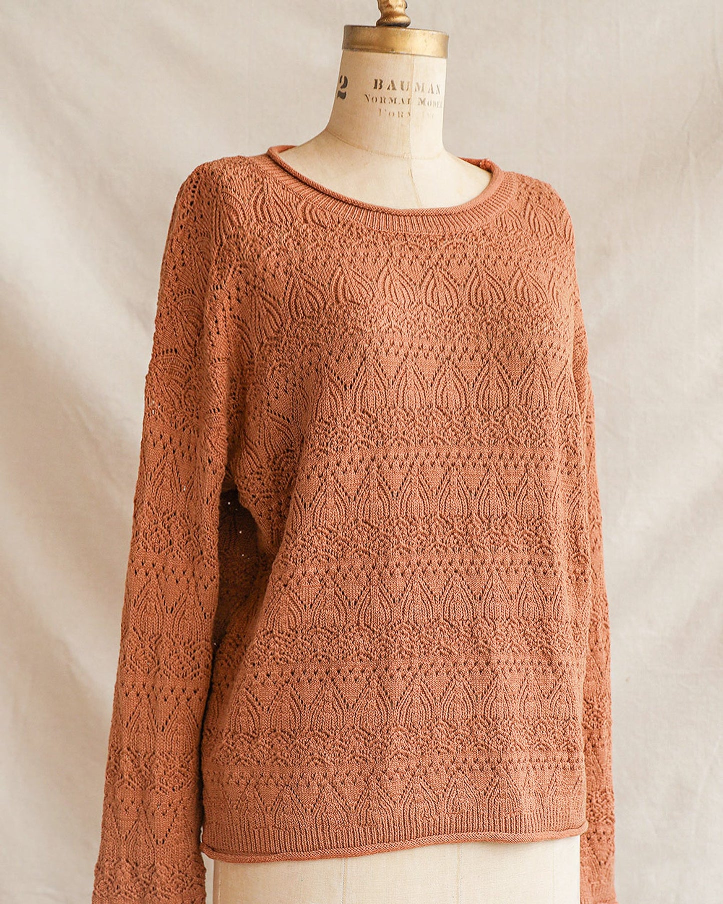 Pullover mit Stilted Arches - Rost