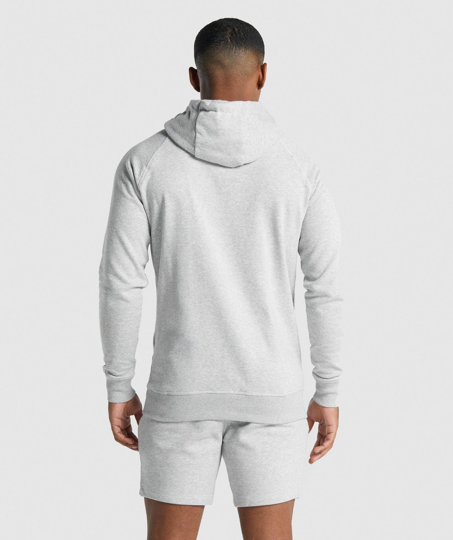 Gymshark Crest Hoodie - hellgraue Mergel